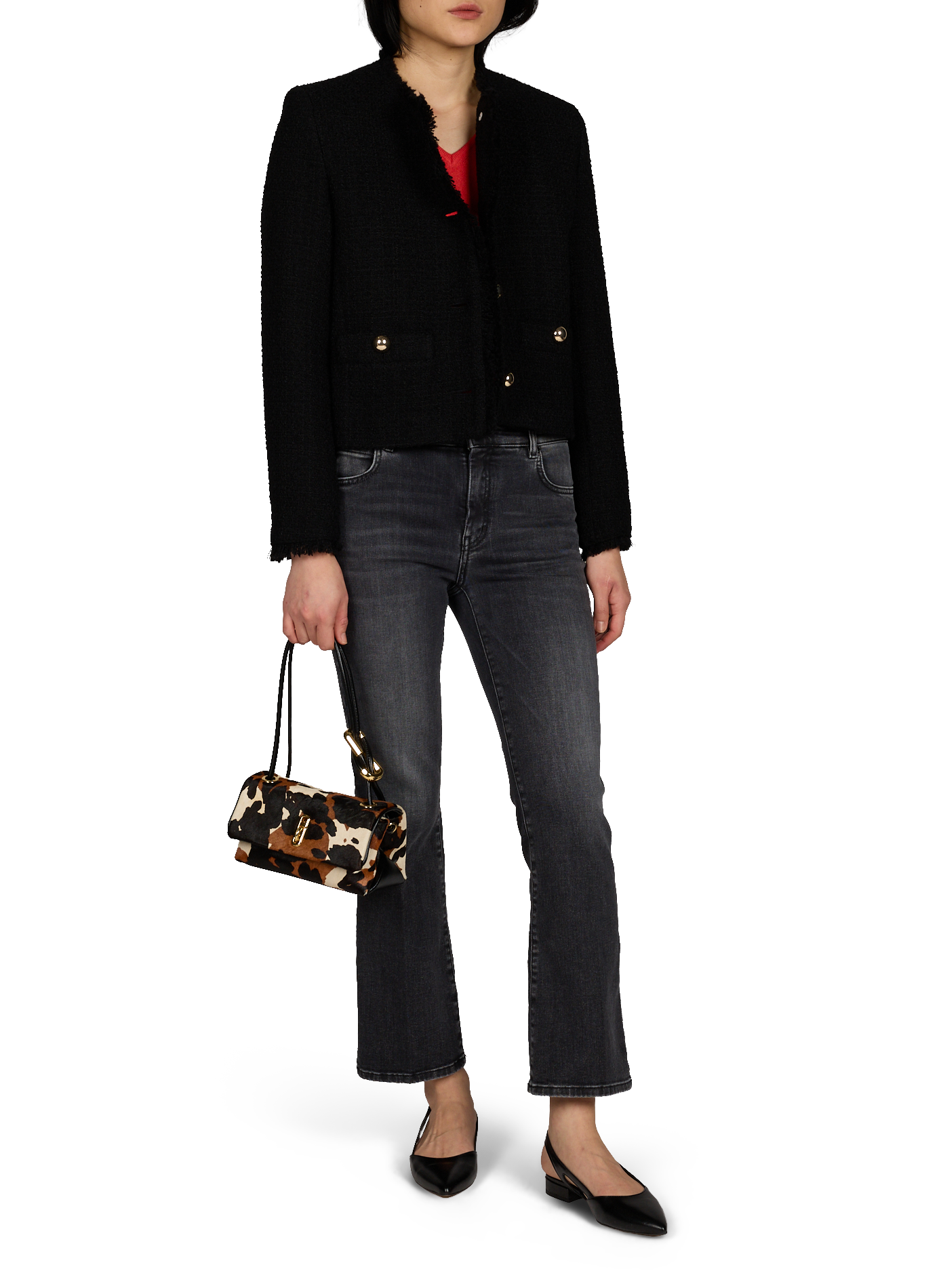 Textured jacket in blended virgin wool MAX MARA WEEK END Black