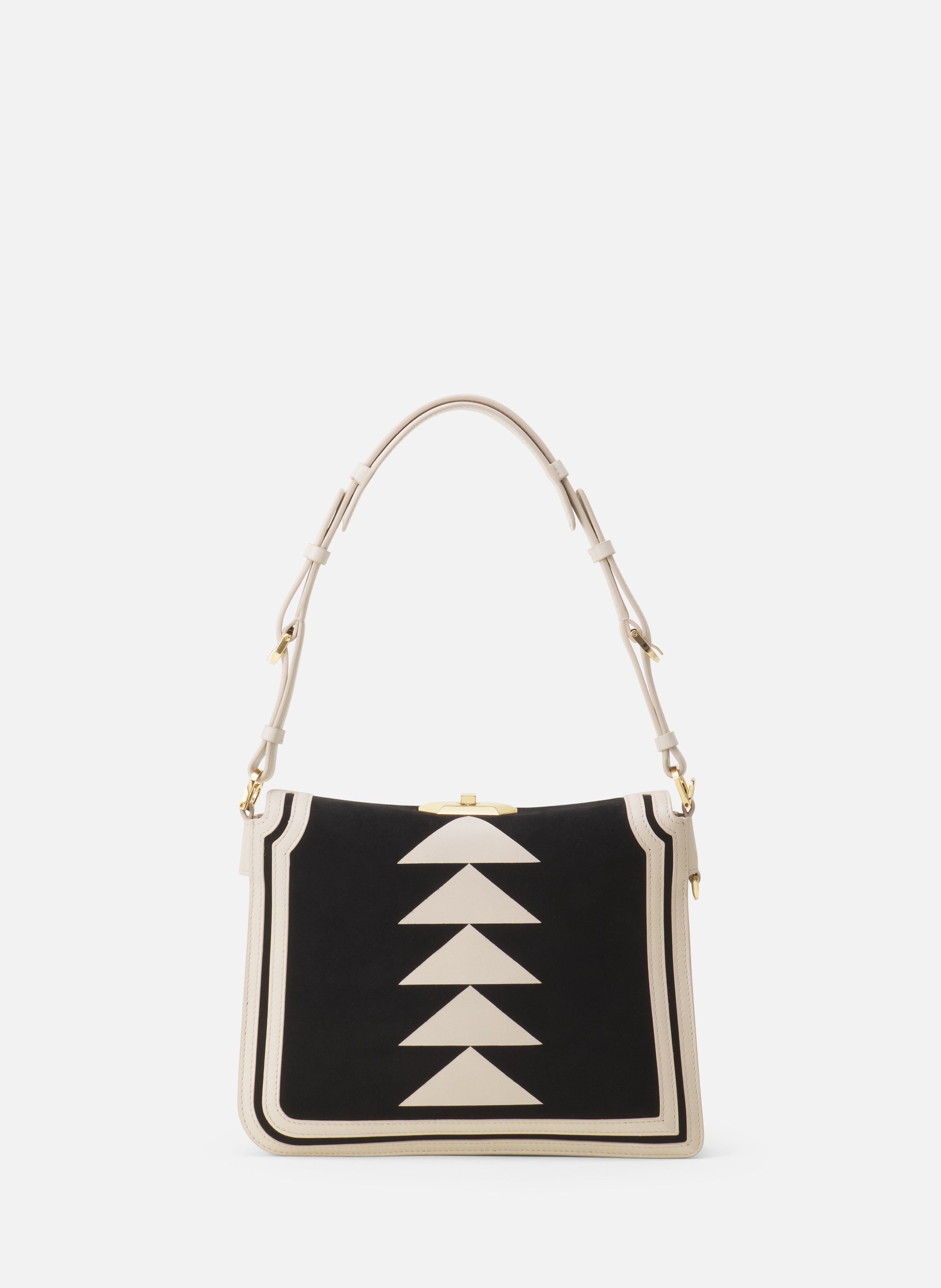 Sac compagnon 20 en cuir LANVIN Blanc
