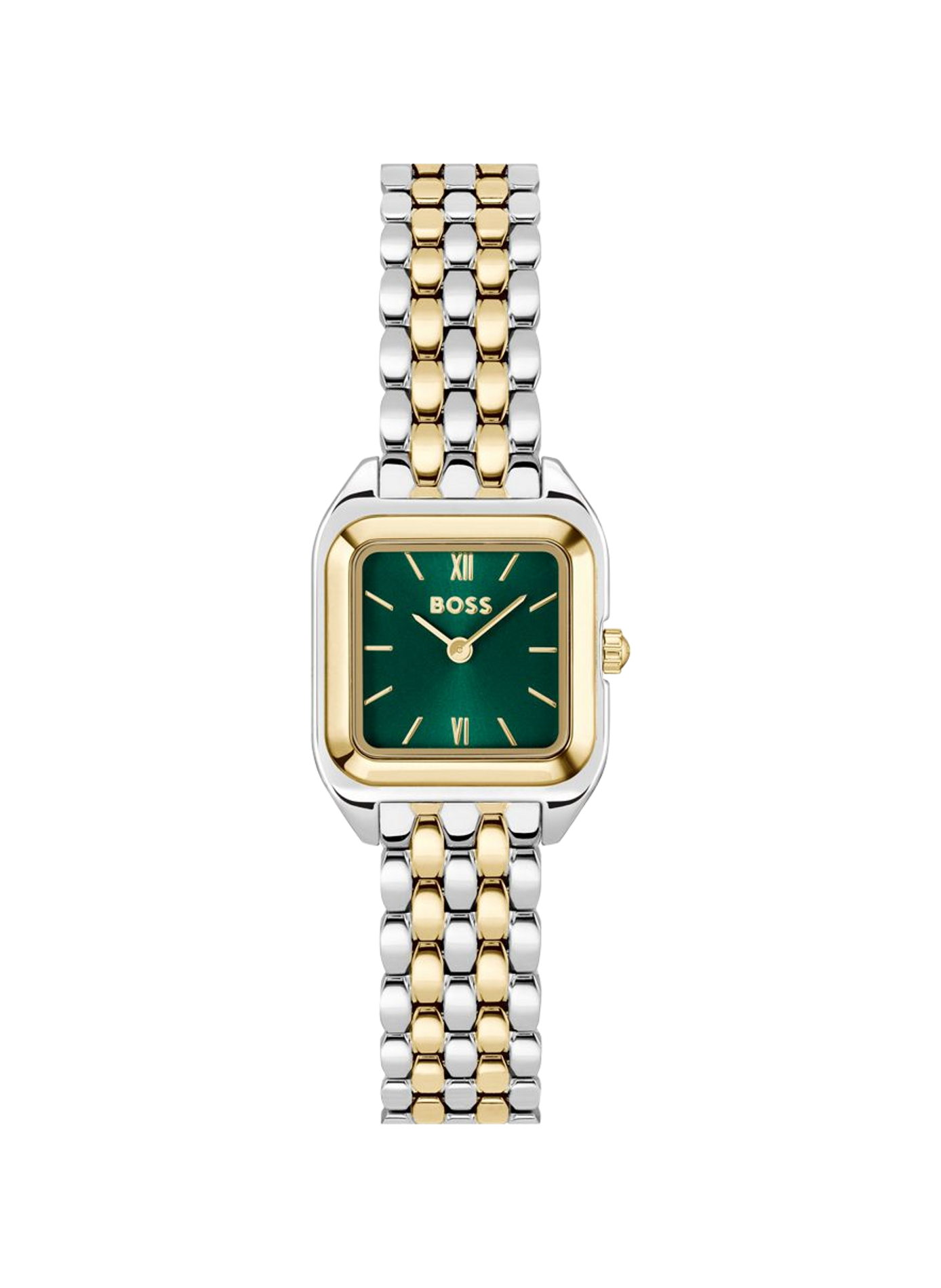 Montre quartz Mae Petite en acier inoxydable BOSS MONTRES Vert