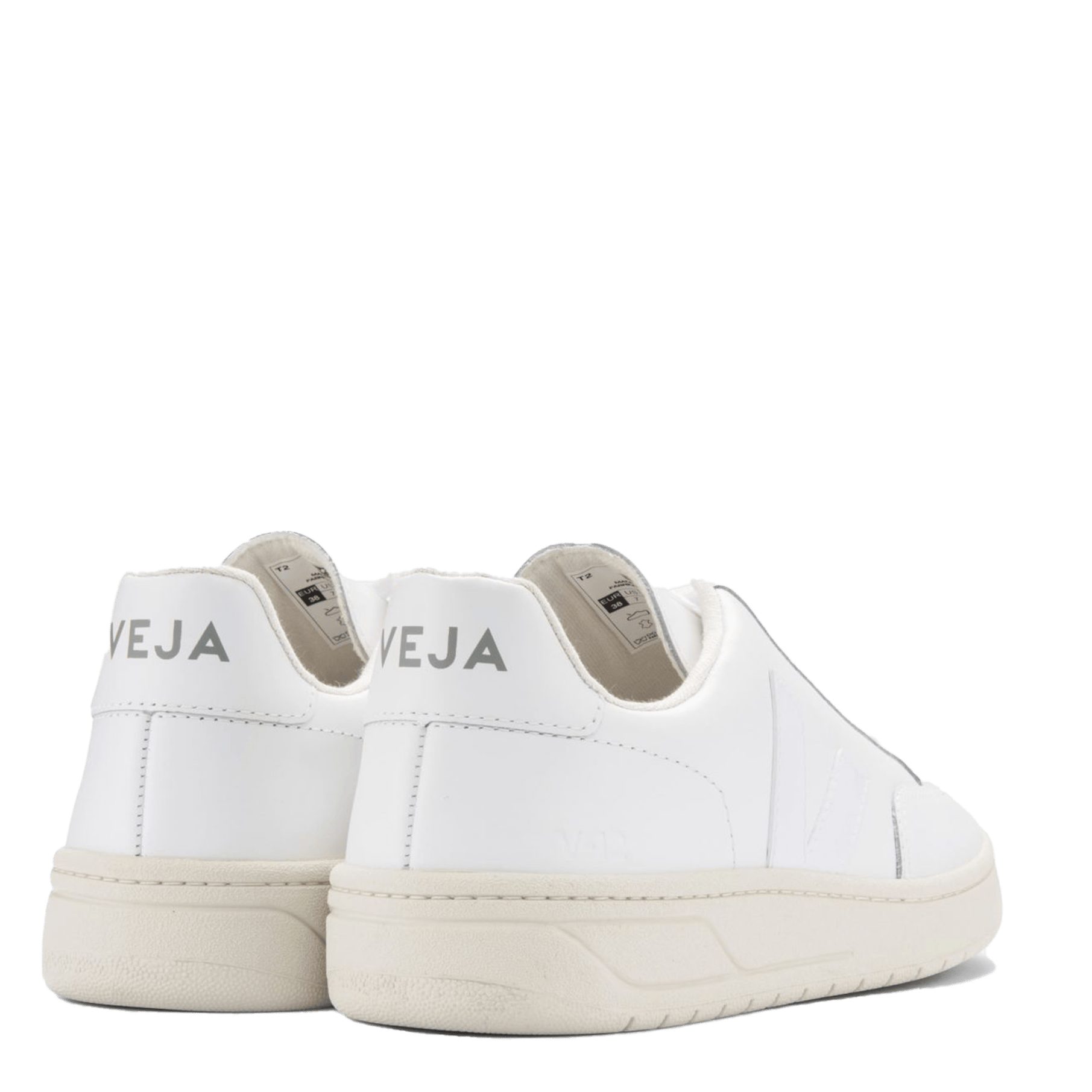 Veja v-12 en cuir v-12 VEJA Blanc
