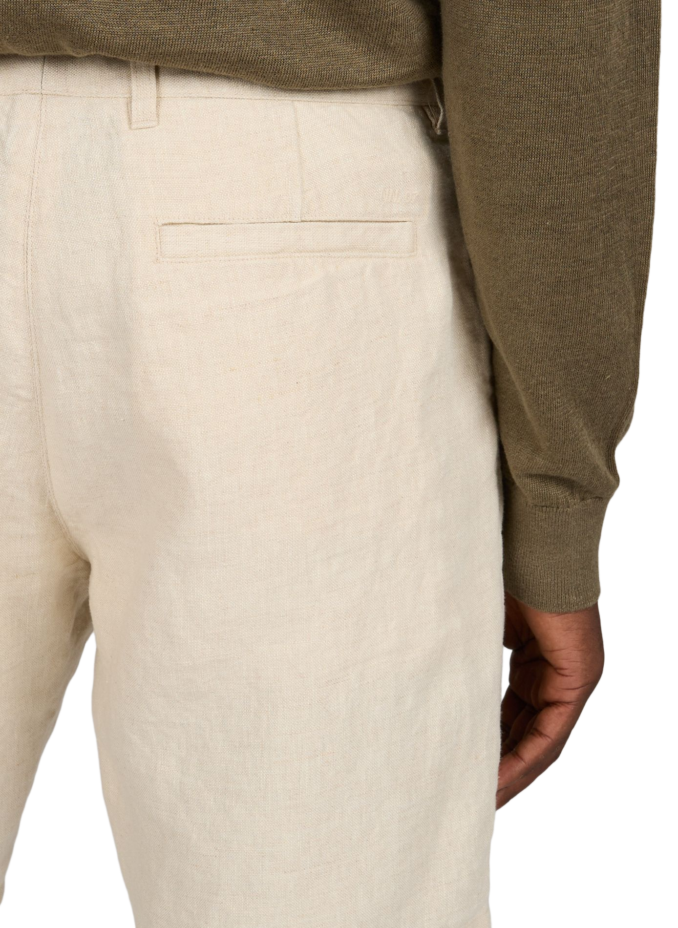 Short droit en lin NN.07 Beige
