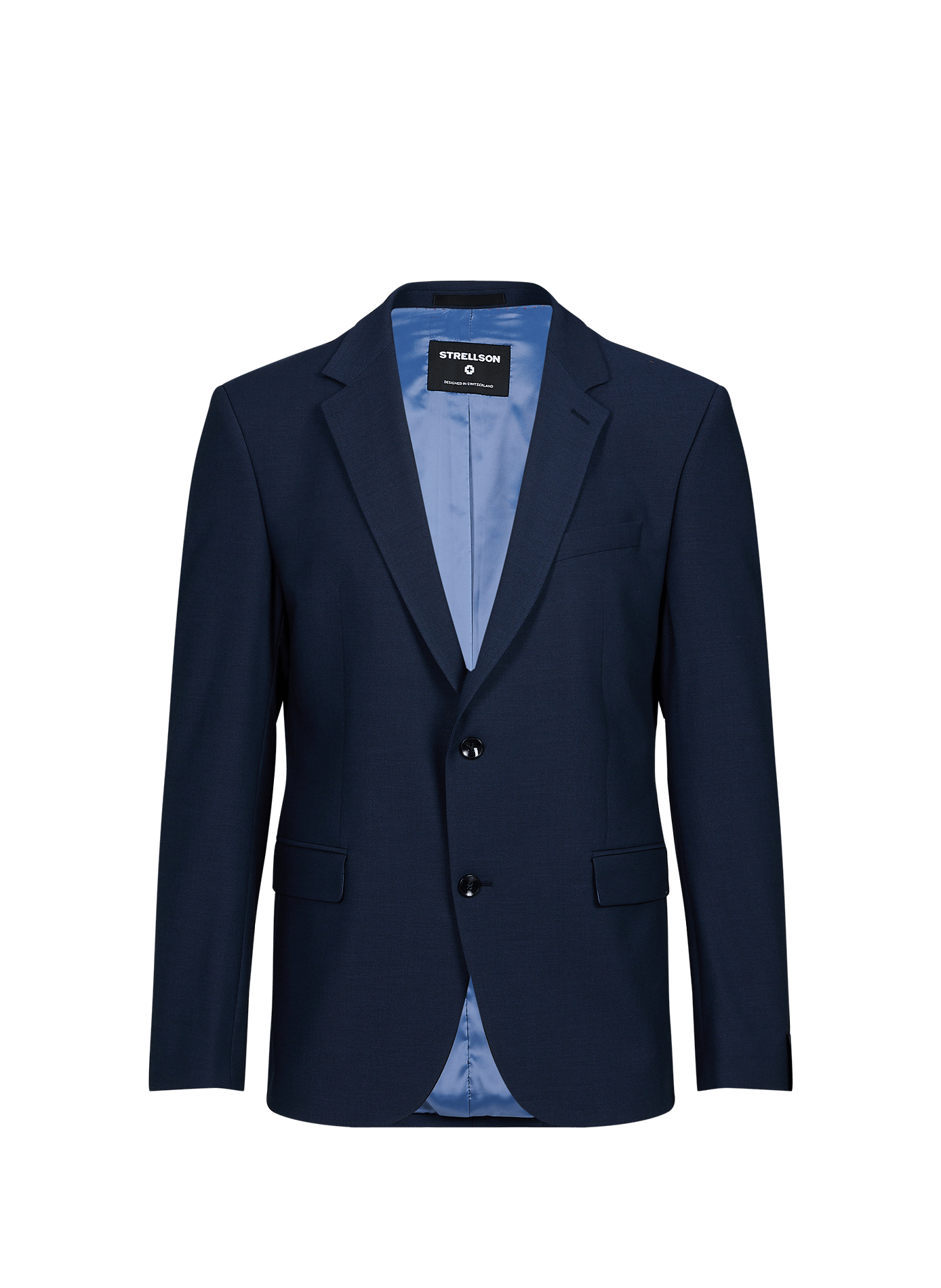 Long viscose suit jacket STRELLSON Blue