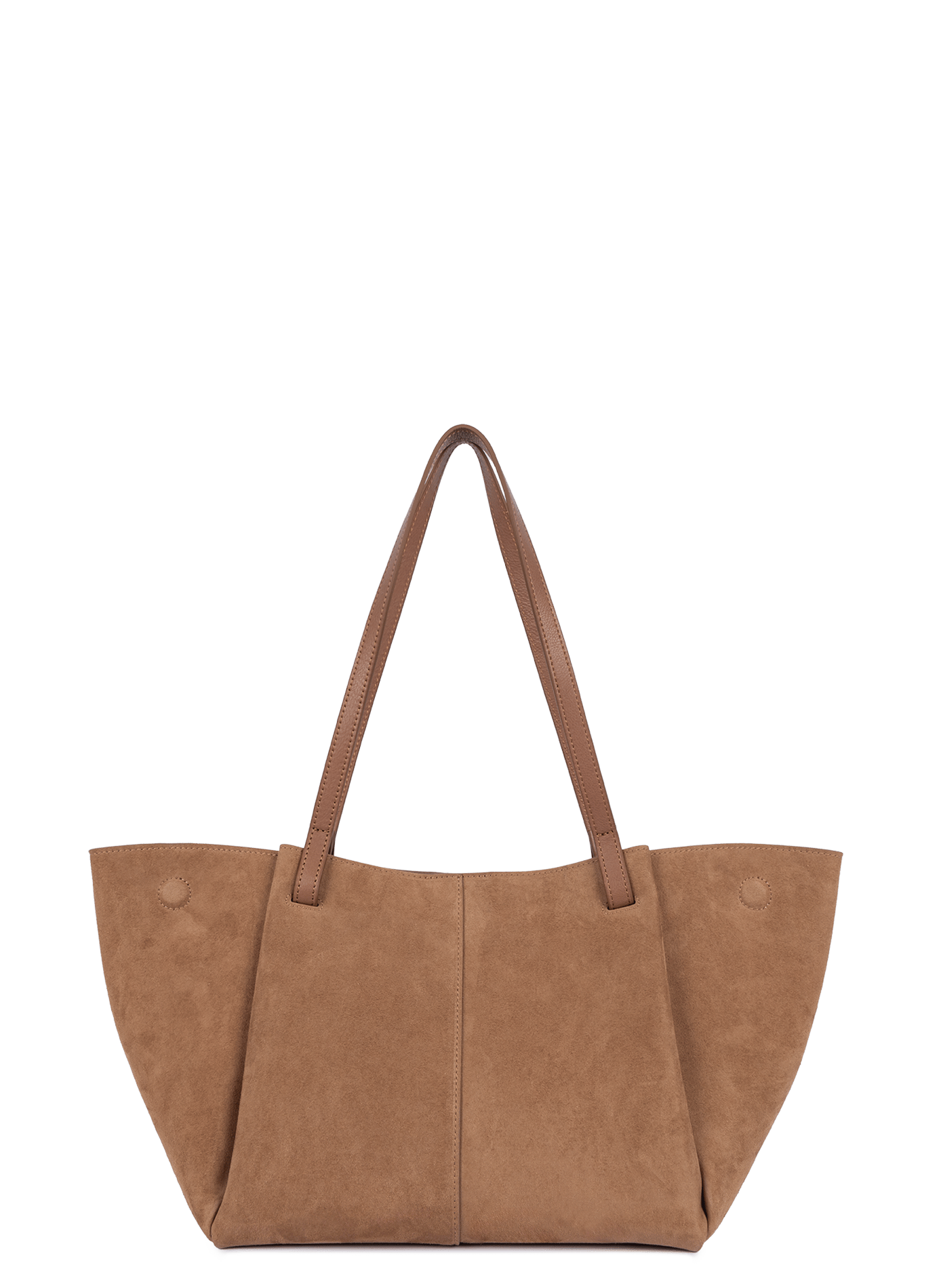 Sac cabas épaule - suède LANCASTER Marron