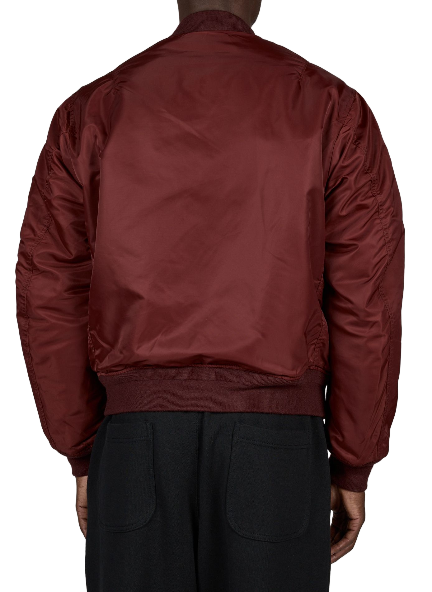 Blouson bomber uni SCHOTT Rouge