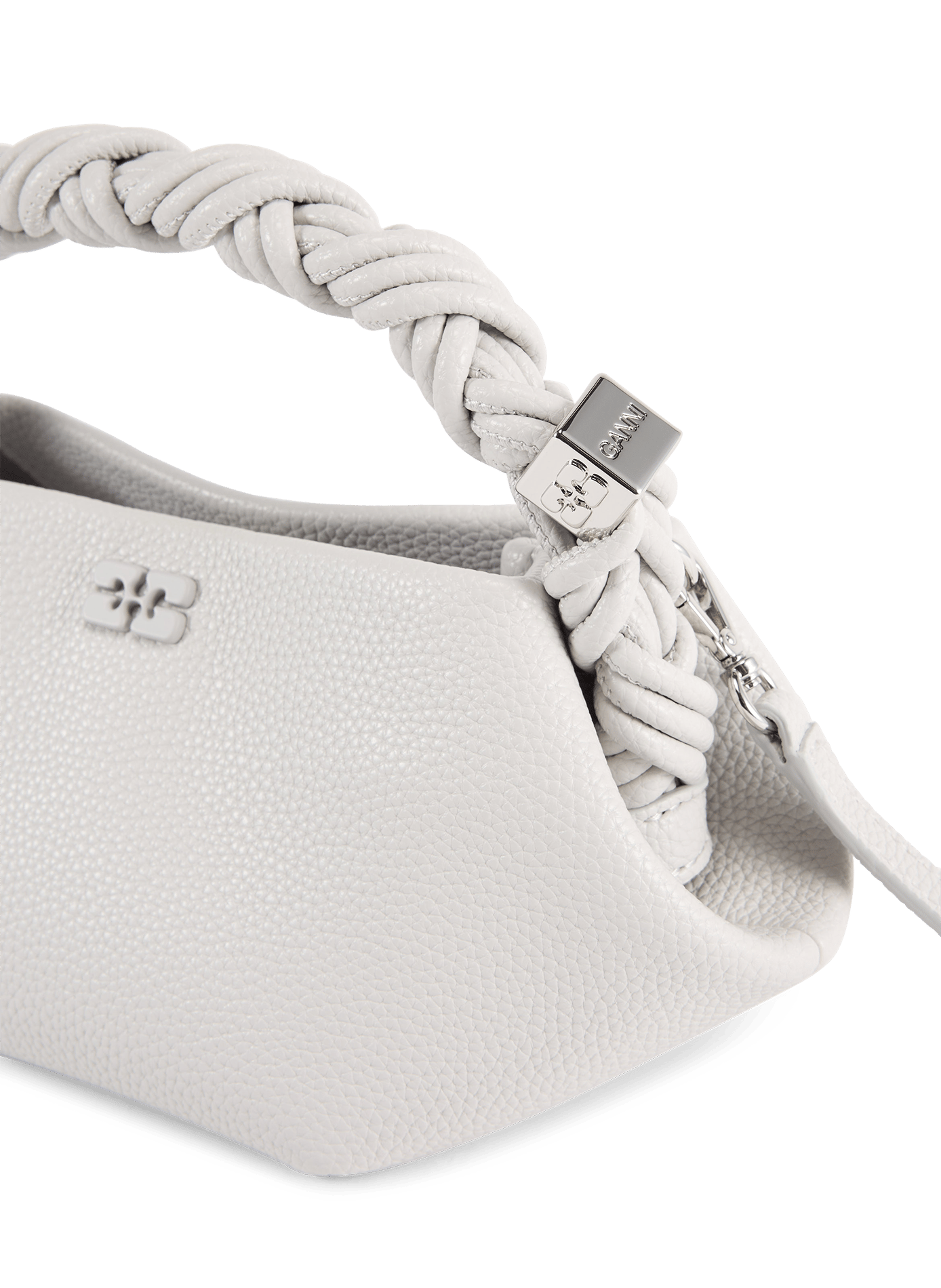 Mini Bou grainy effect bag GANNI Grey