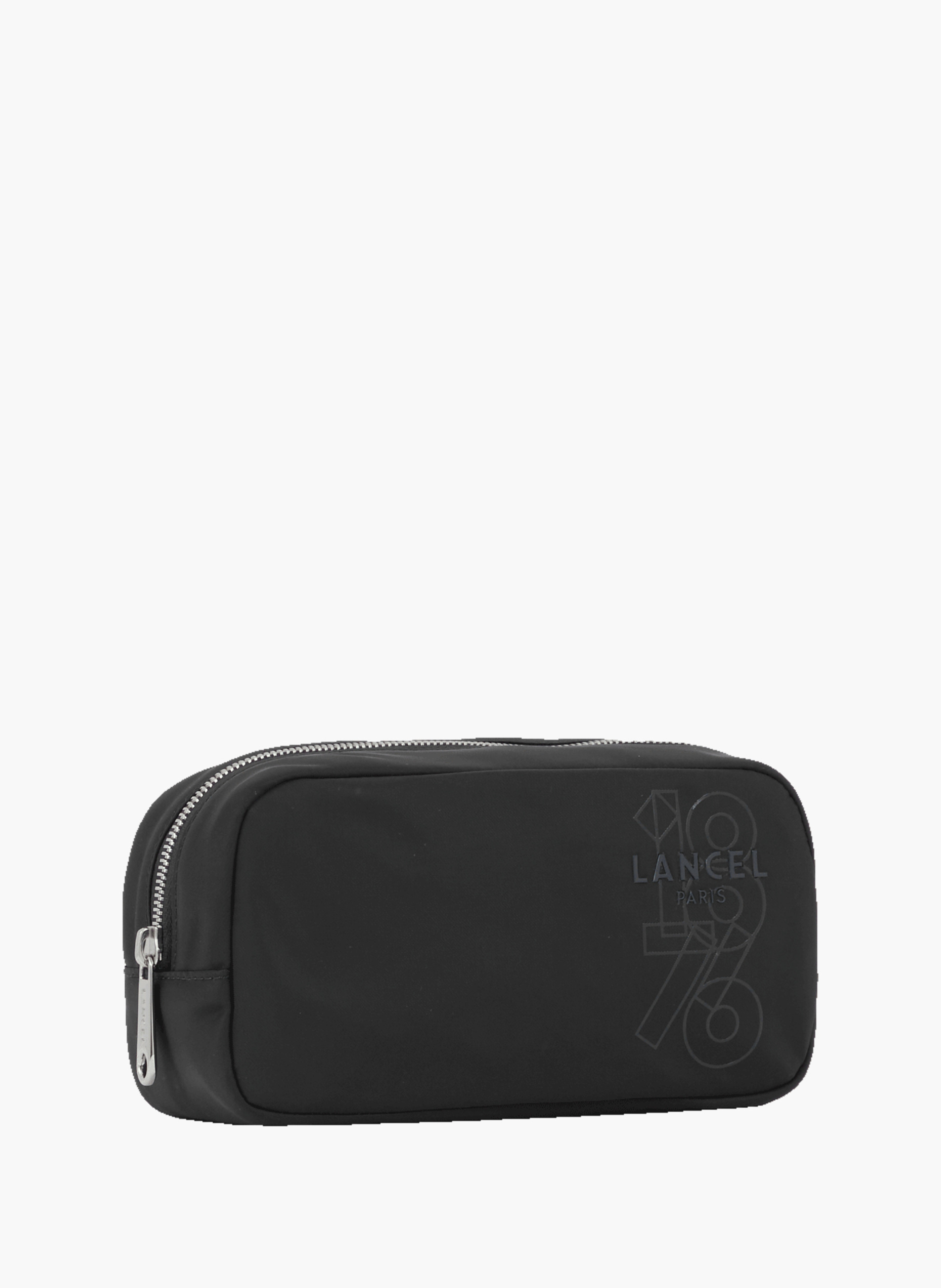 Pochon de toilette à fermeture éclair LANCEL Noir