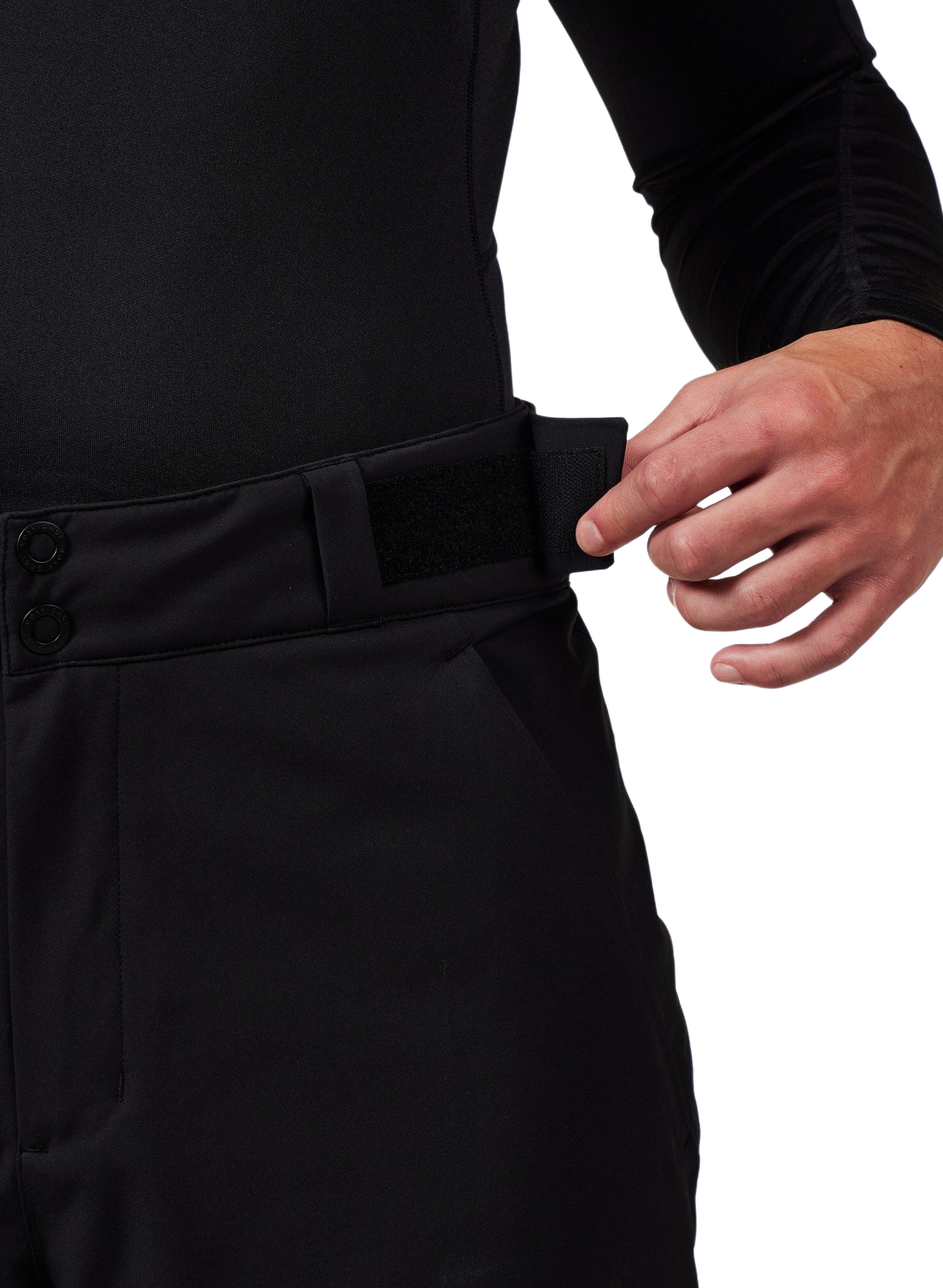 Plain straight-leg ski trousers ROSSIGNOL Black