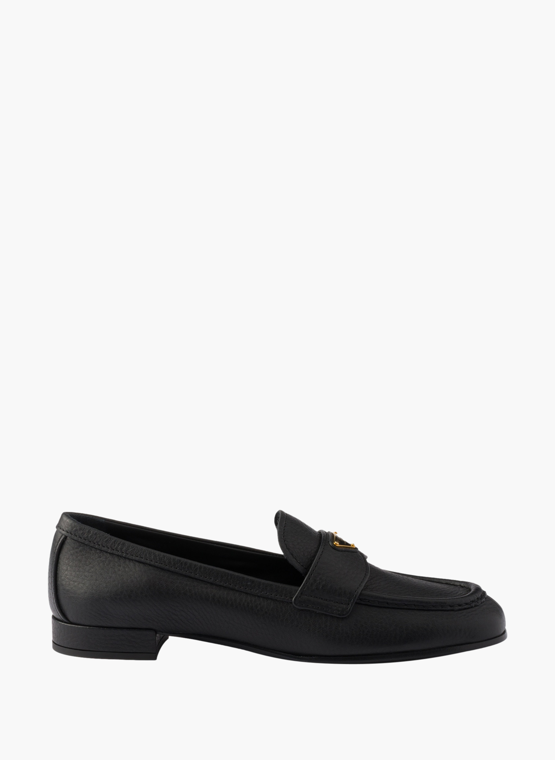 Mocassins en cuir PRADA Noir