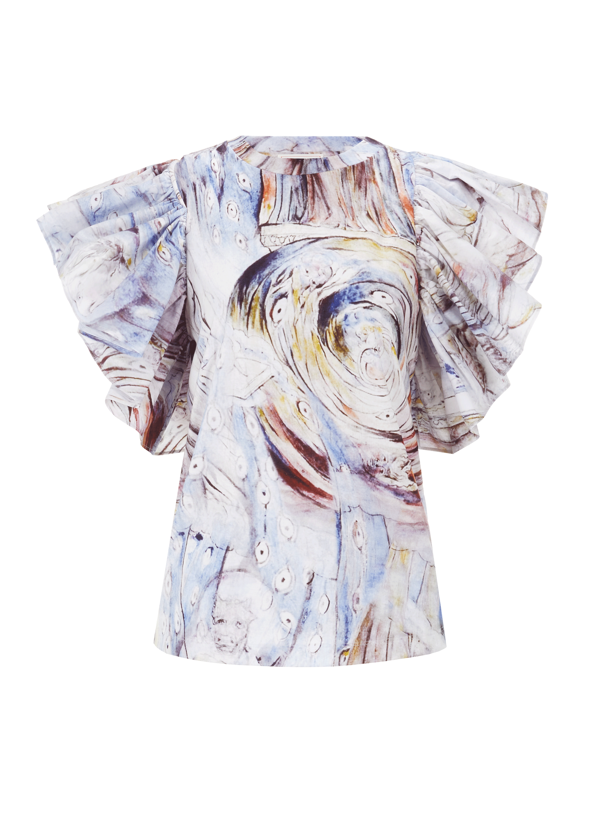 Top asymétrique en coton