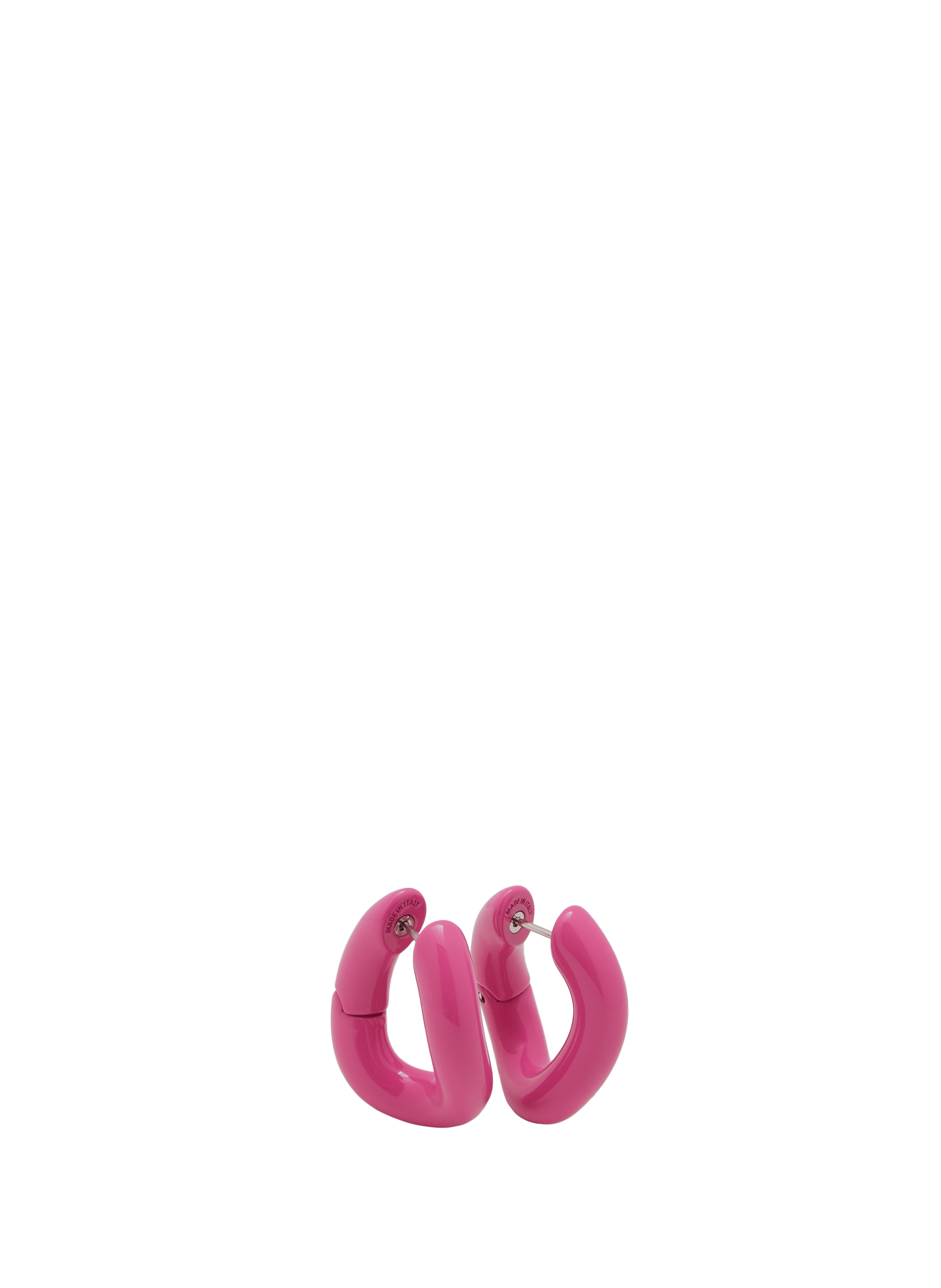 Boucles d'oreille à anneau en cuivre | Rose BALENCIAGA Femme