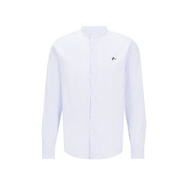 Chemise Rennes rayée en popeline de coton