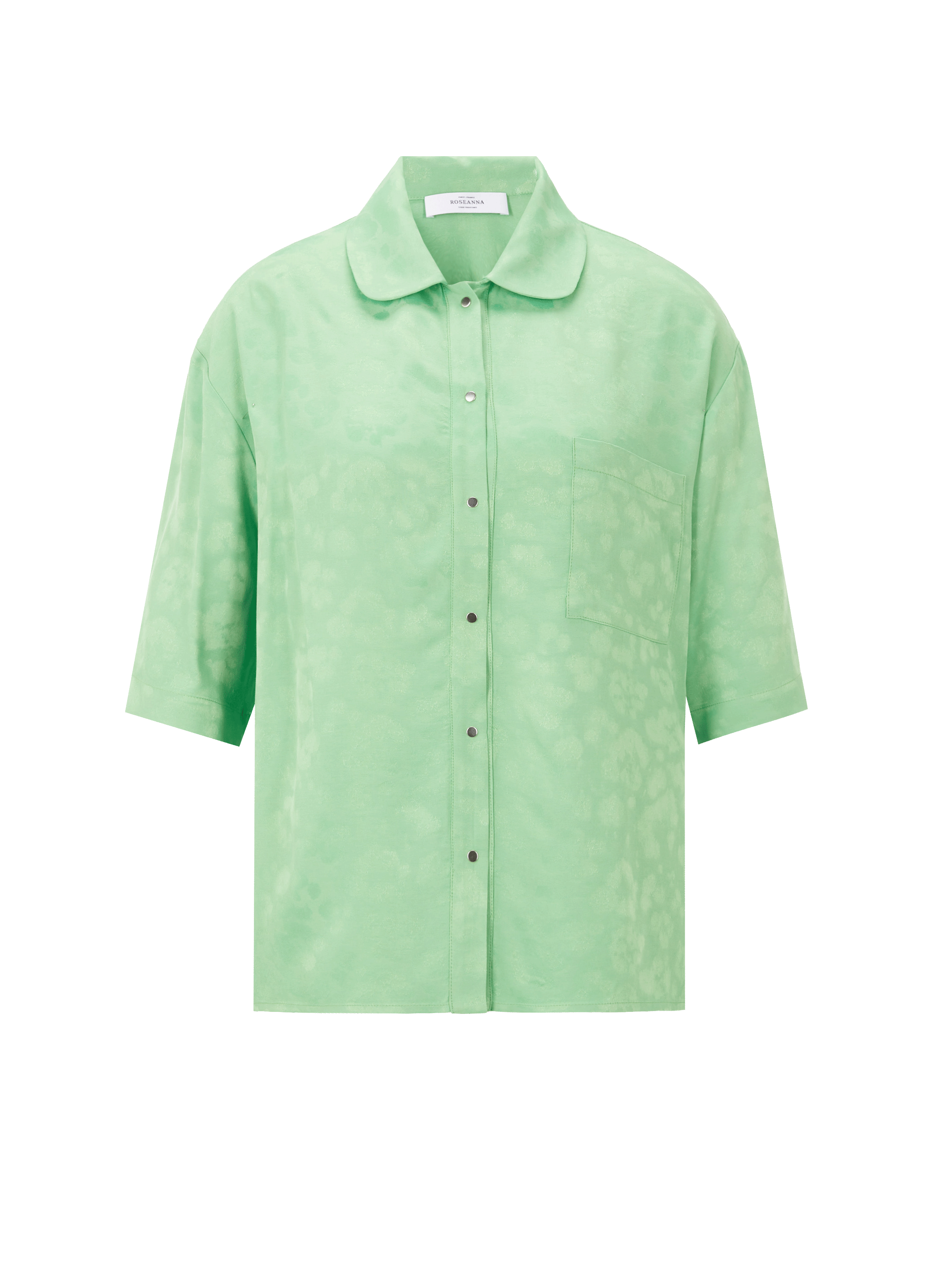 Blouse Tony à imprimé ton sur ton