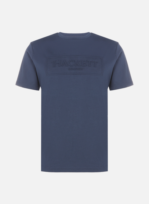 T-shirt droit en coton BleuHACKETT 