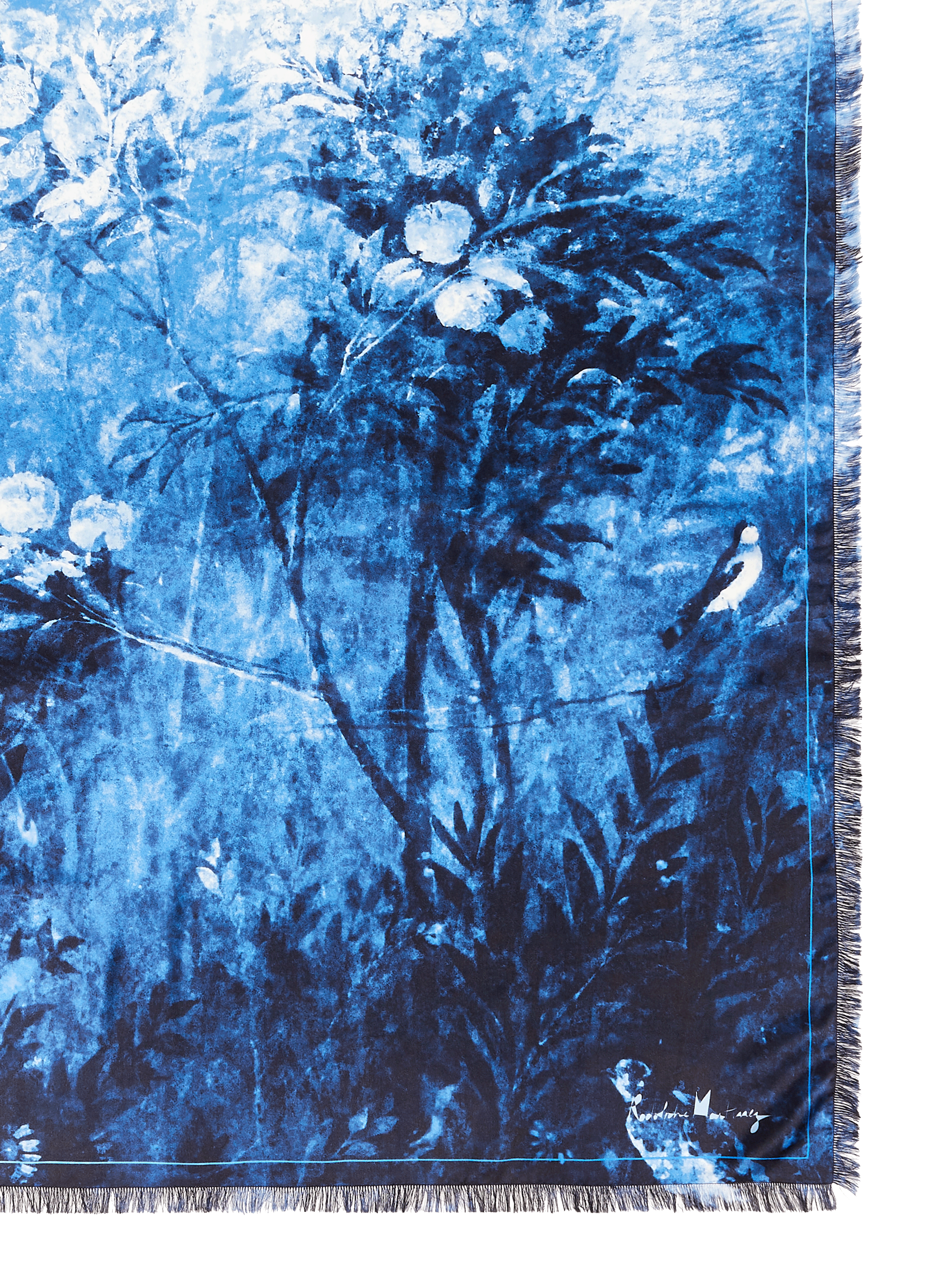 Carré de soie Liv Denim