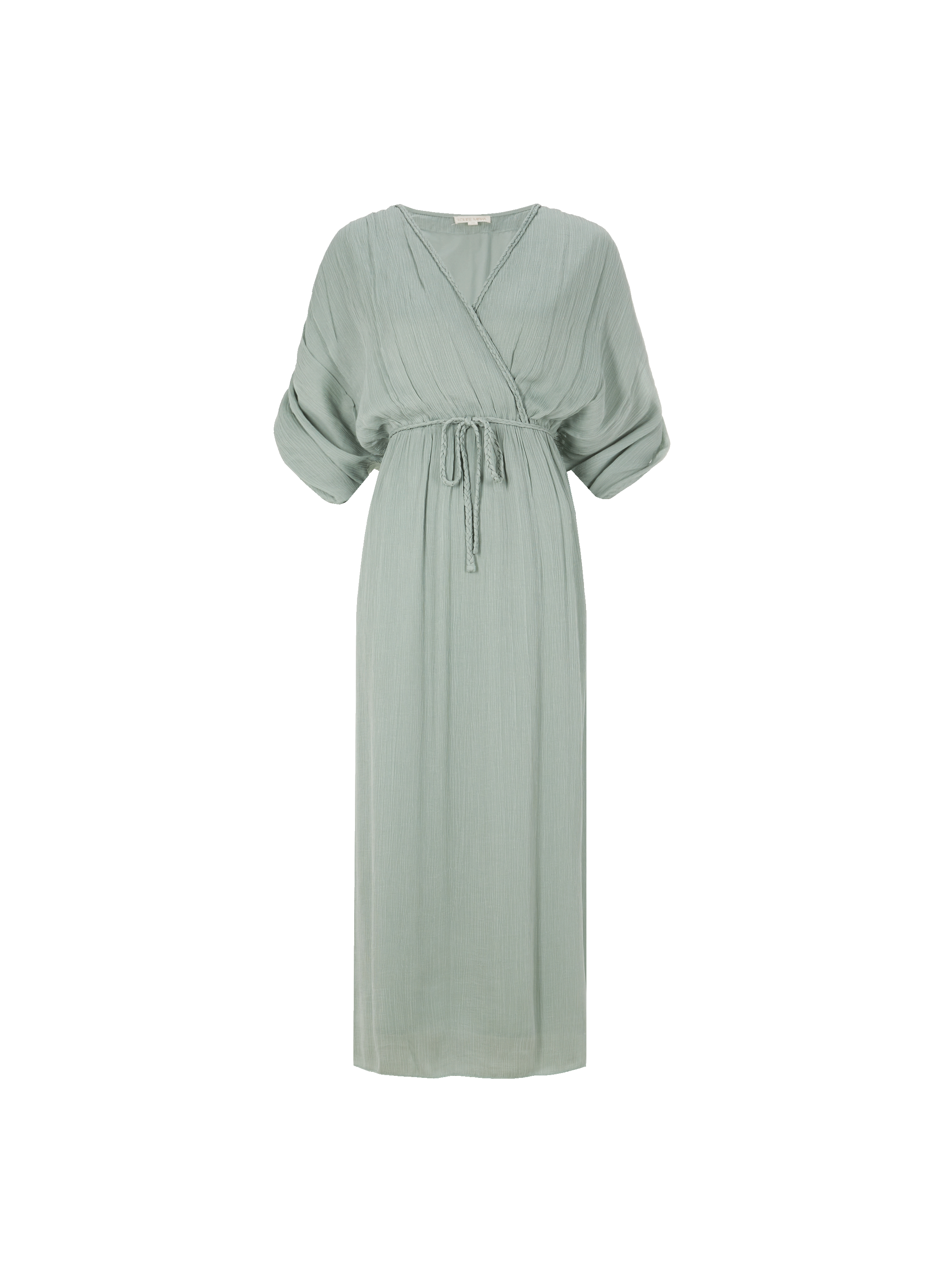 Robe longue plissée