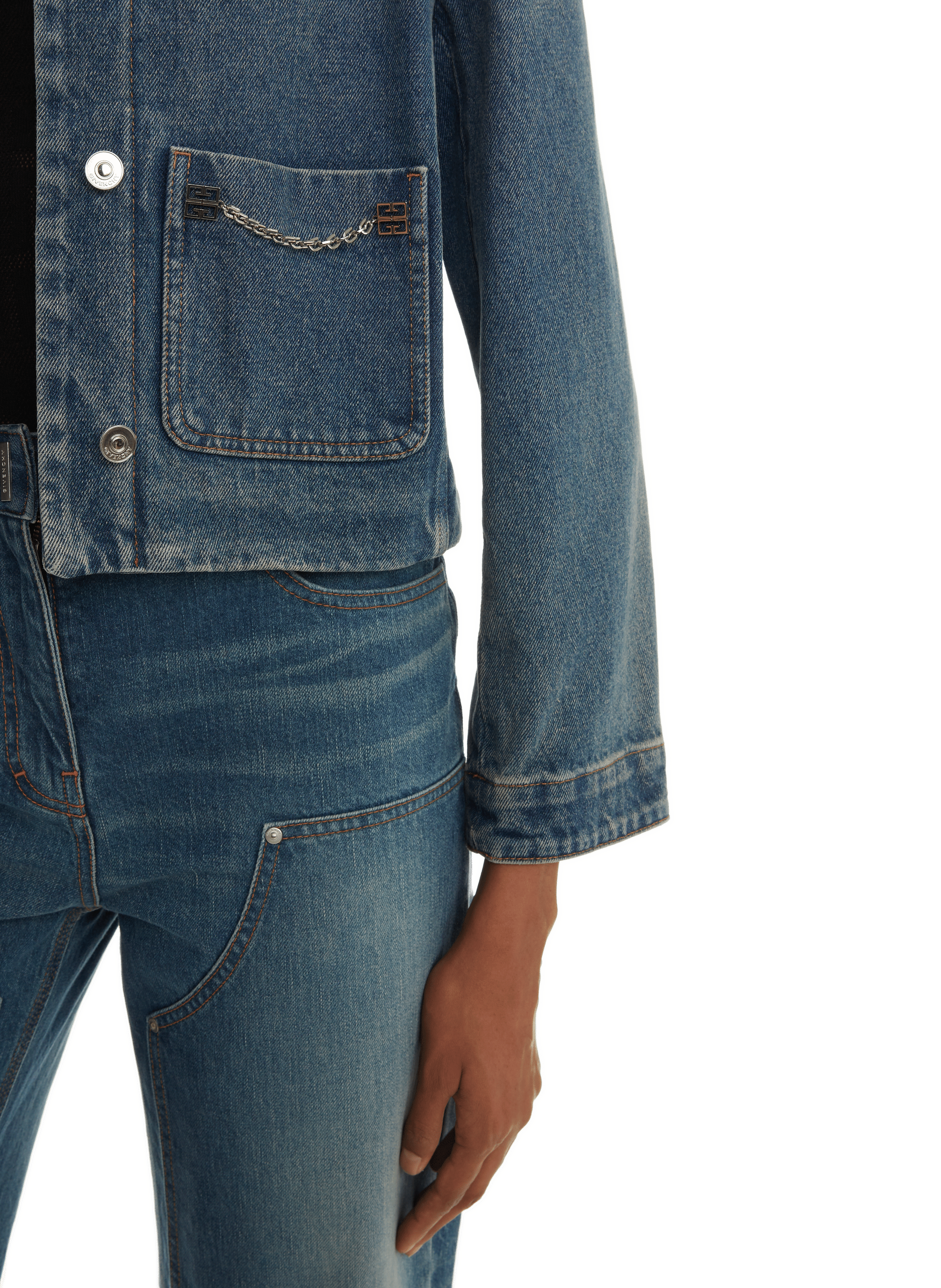 Veste en jean GIVENCHY Bleu