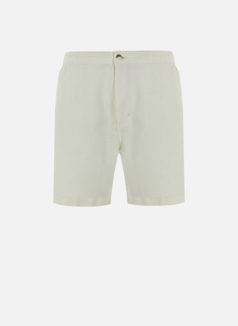 Linen and cotton shorts BeigeESPRIT 