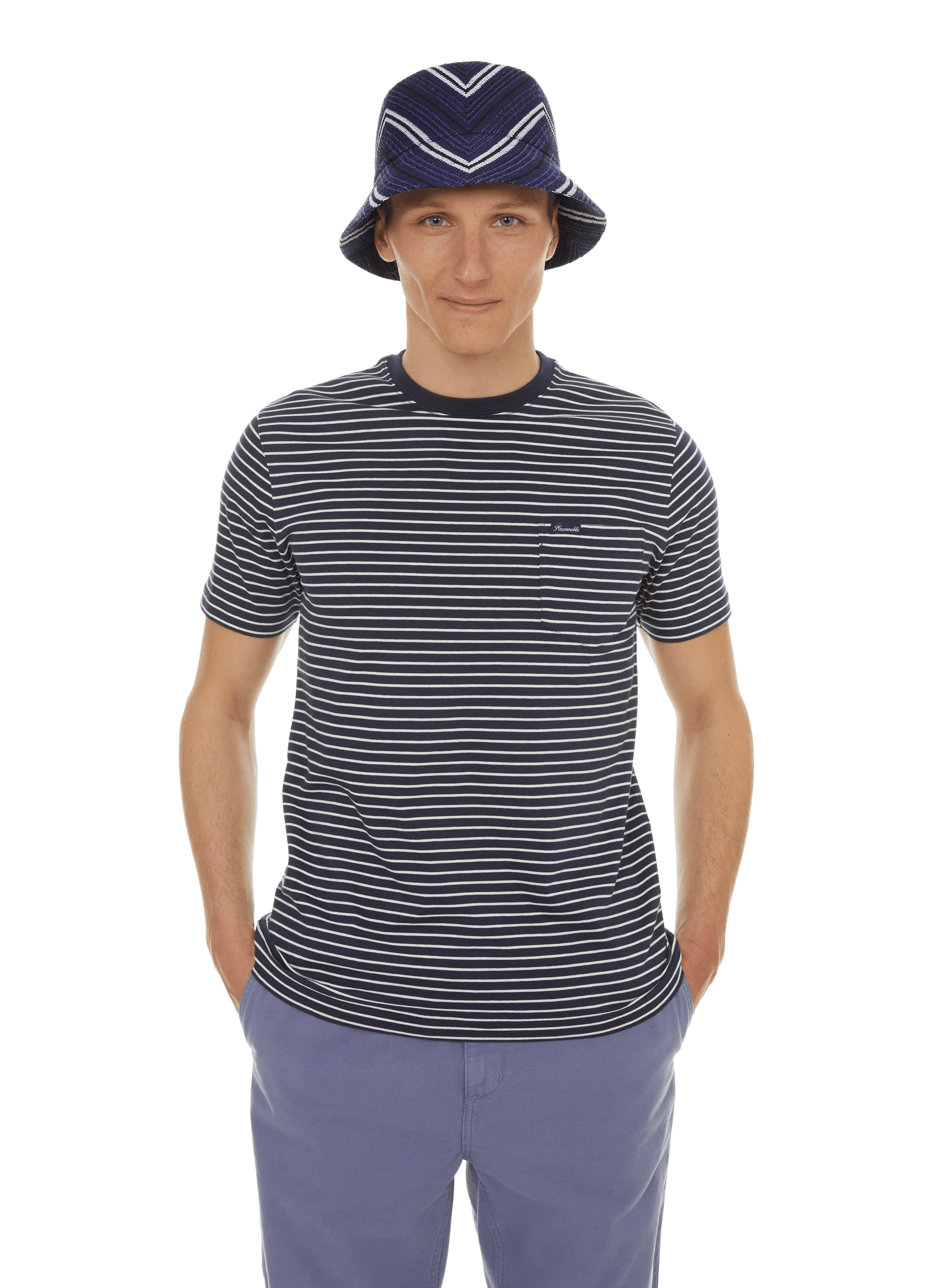 Bob à broderie  KANGOL Bleu