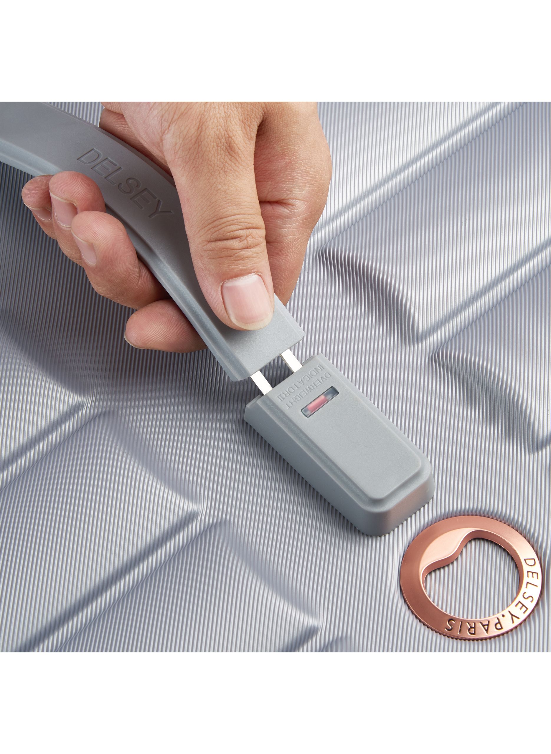 Valise soute rigide taille xl - shadow 5.0 DELSEY PARIS Gris