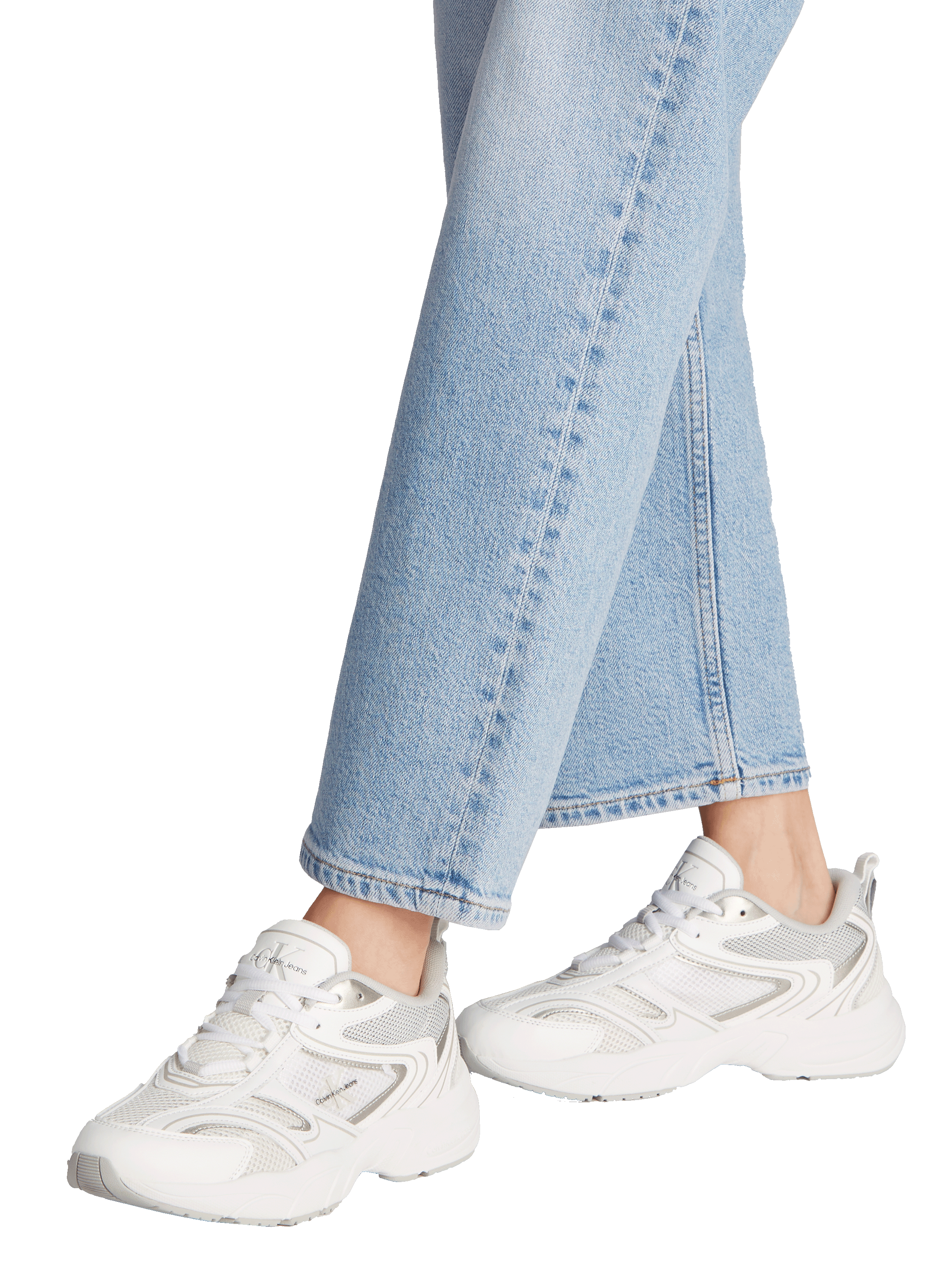 Baskets en maille  CALVIN KLEIN Blanc