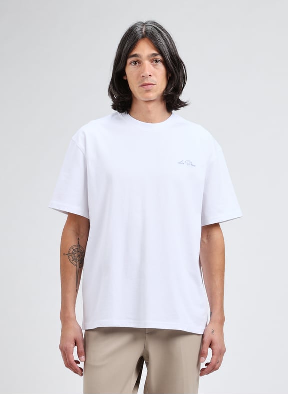 Classic Cotton T-Shirt White by LES DEUX LES DEUX Classic Cotton T-Shirt White