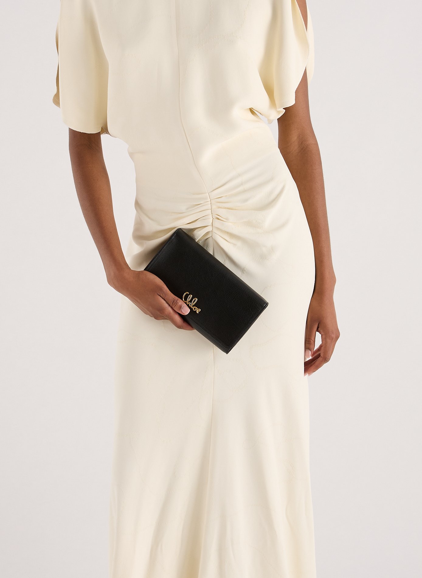 Pochette à bandoulière en cuir  CHLOÉ Noir