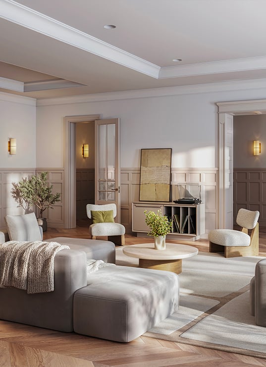 intérieur salon meubles décoration moderne