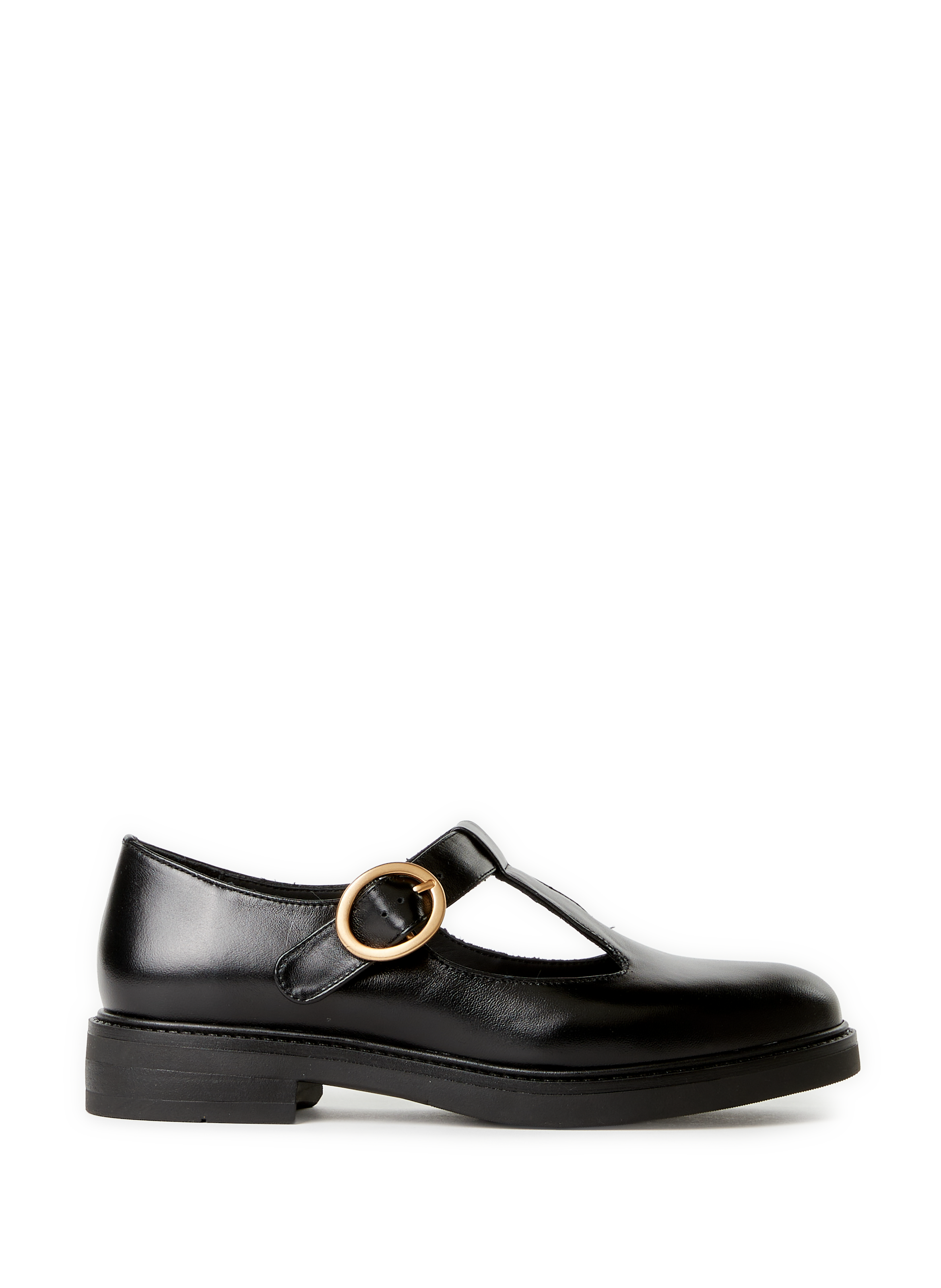 MAISON TOUFET Mocassins à boucle en cuir Black