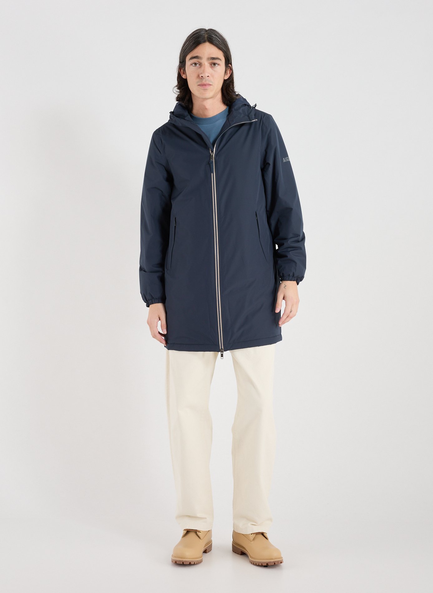 Parka Rainpack à capuche AIGLE Bleu