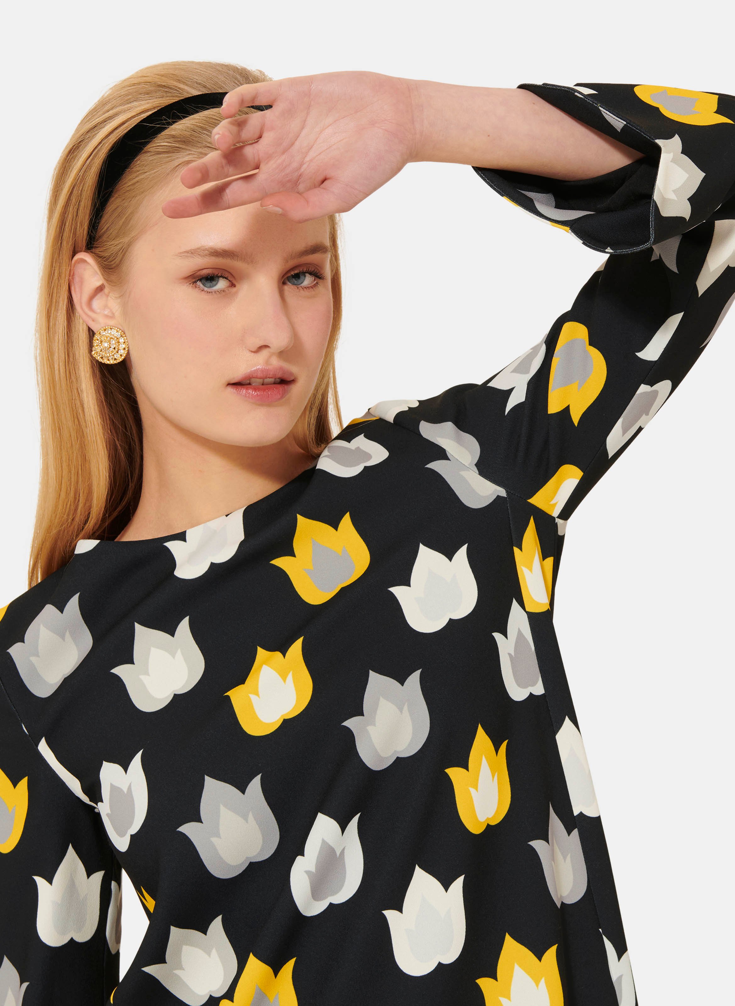 Robe ruoda TARA JARMON Gris