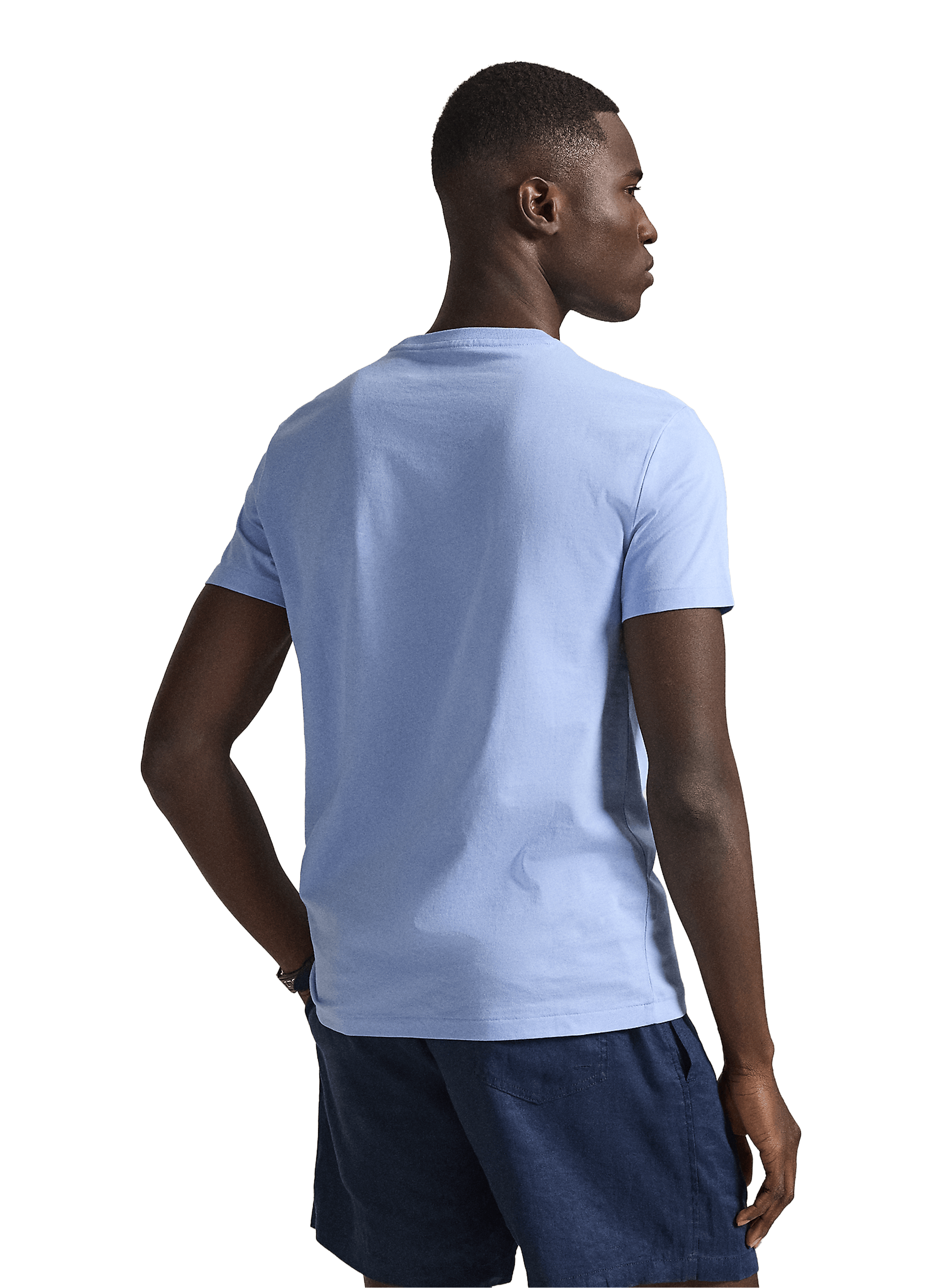 Cotton round-neck T-shirt POLO RALPH LAUREN Blue