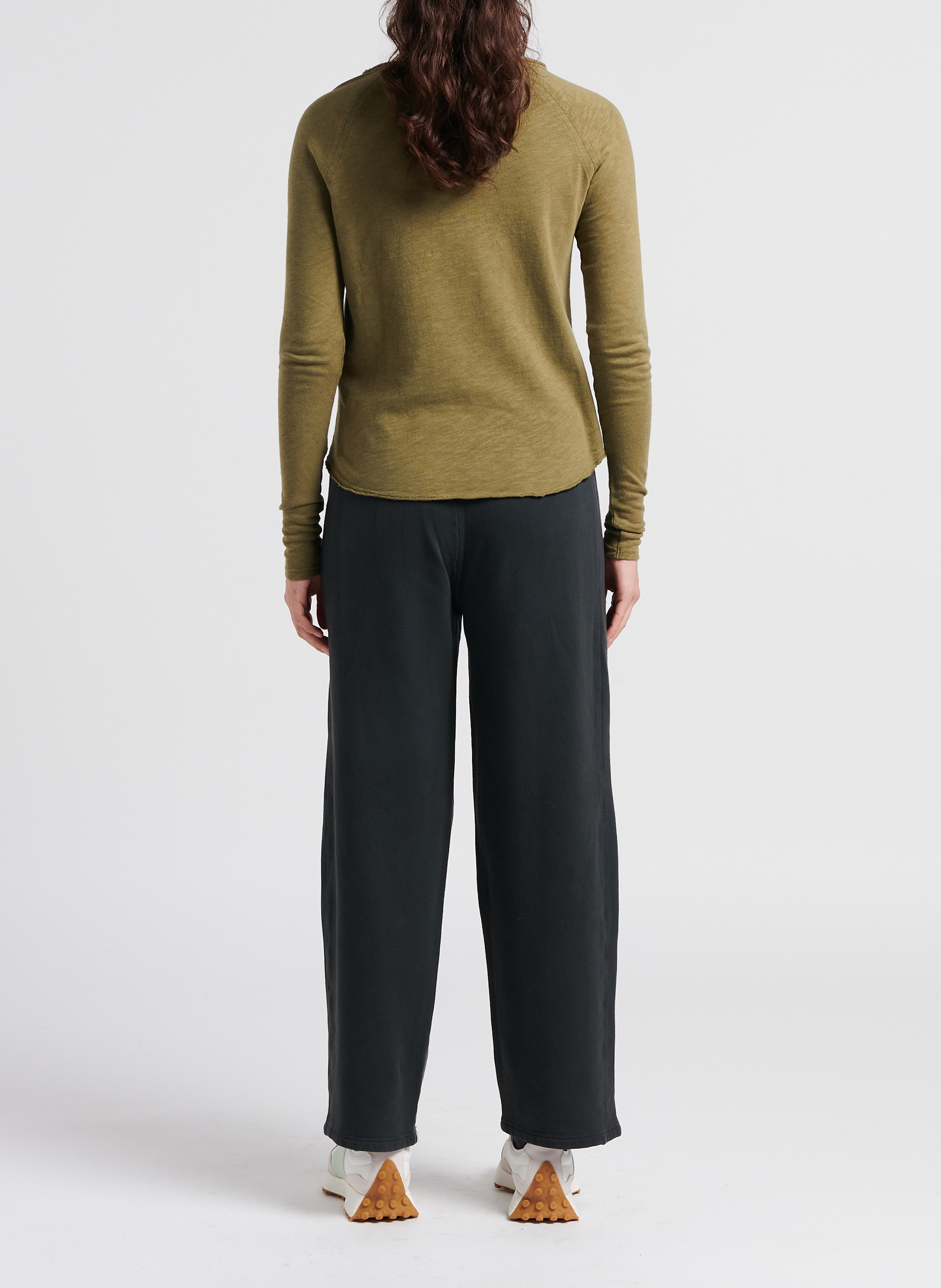 Pantalon jogging en coton mélangé izubird AMERICAN VINTAGE Noir