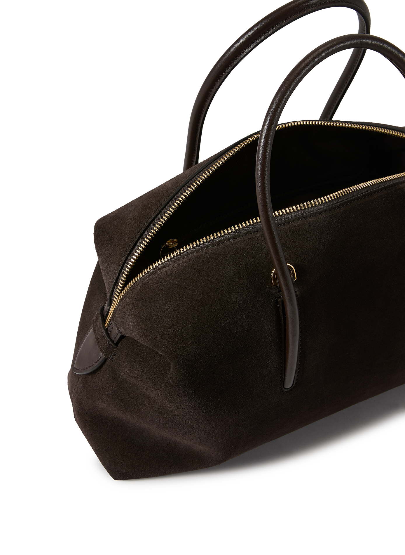 Sac à main The Midi Stockholm en cuir suédé DEMELLIER LONDON Noir