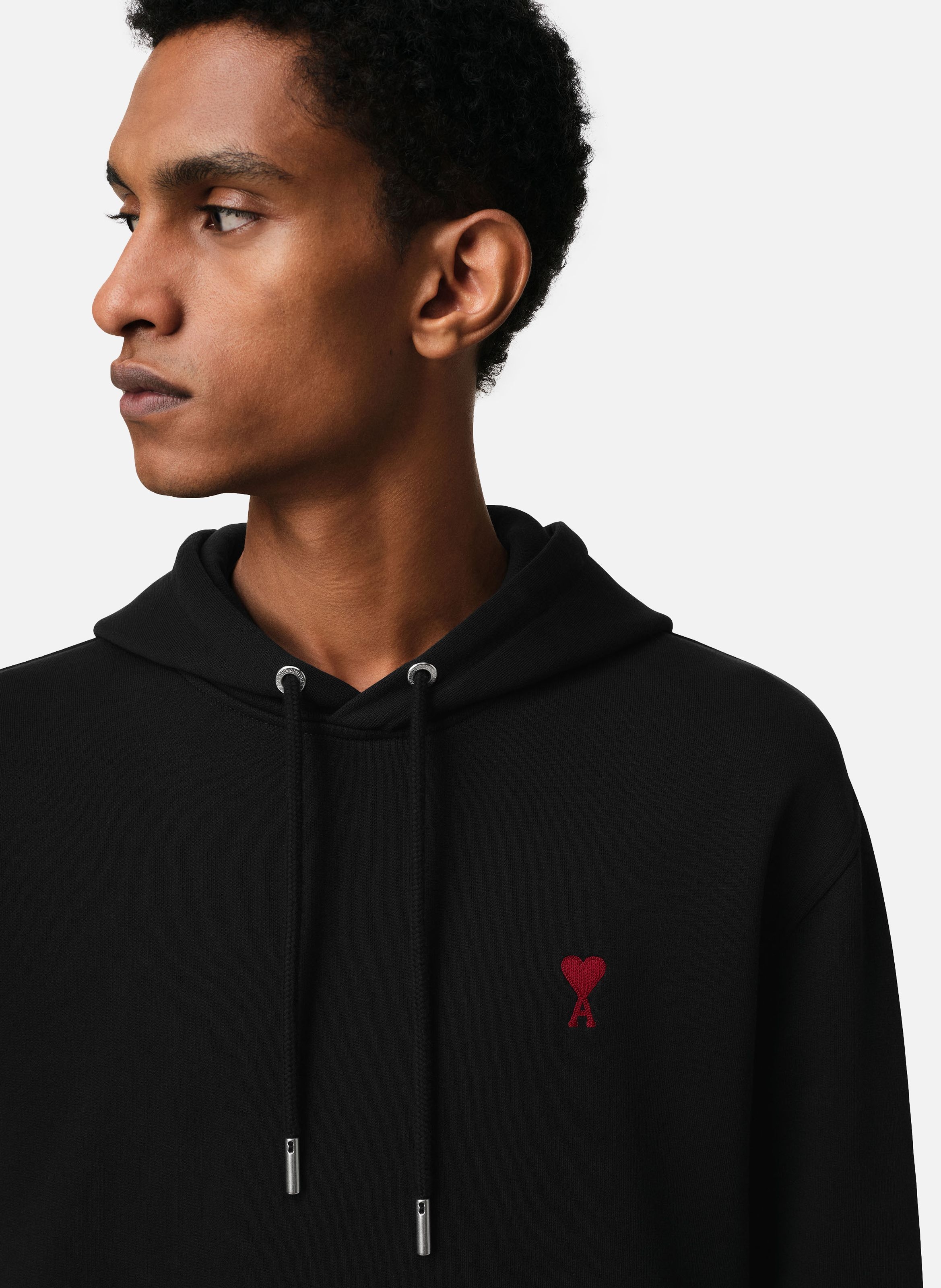 Hoodie Ami de Coeur Rouge unisexe AMI PARIS Noir