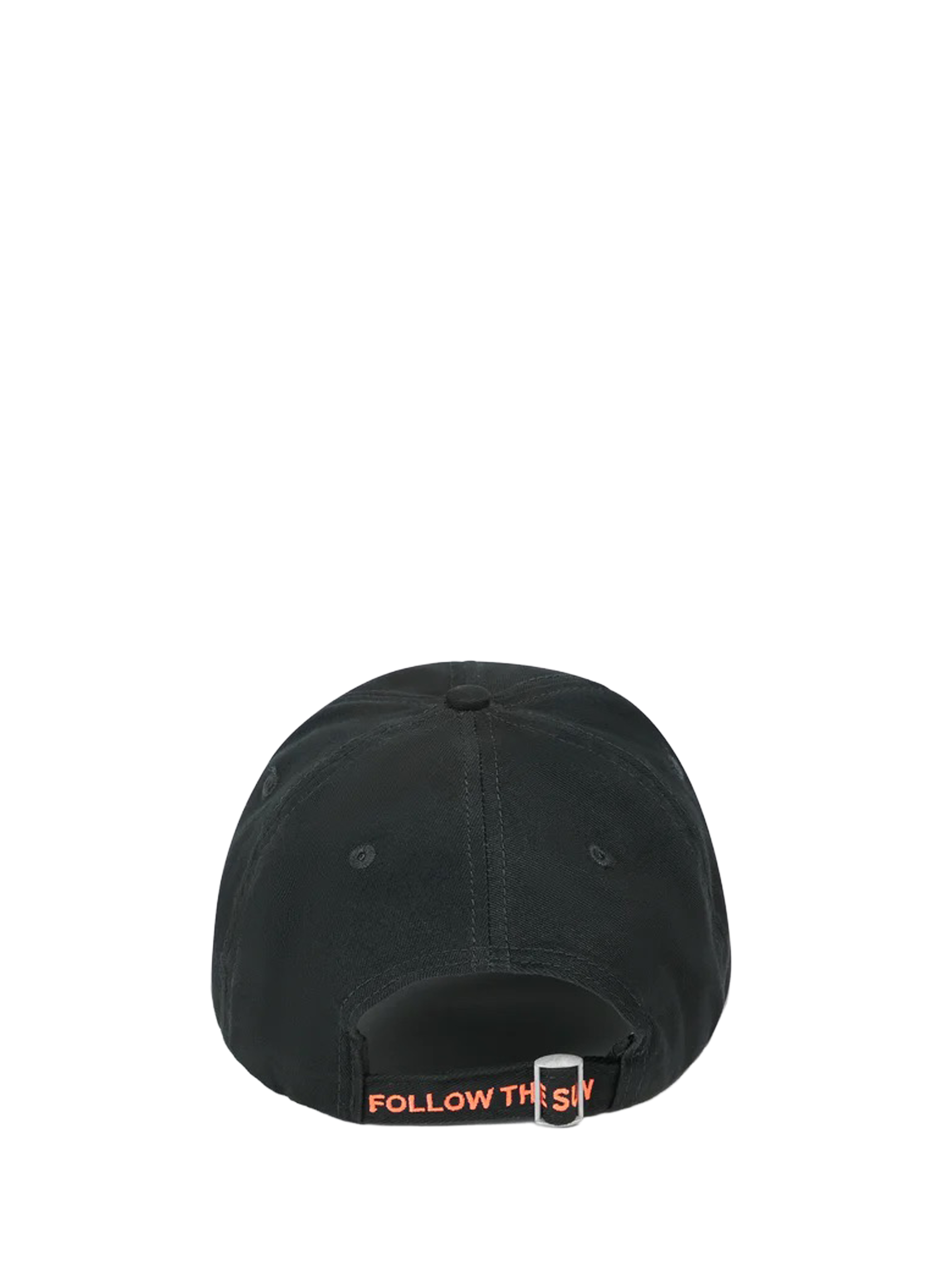 Cotton cap with logo embroidery SUNDEK Black