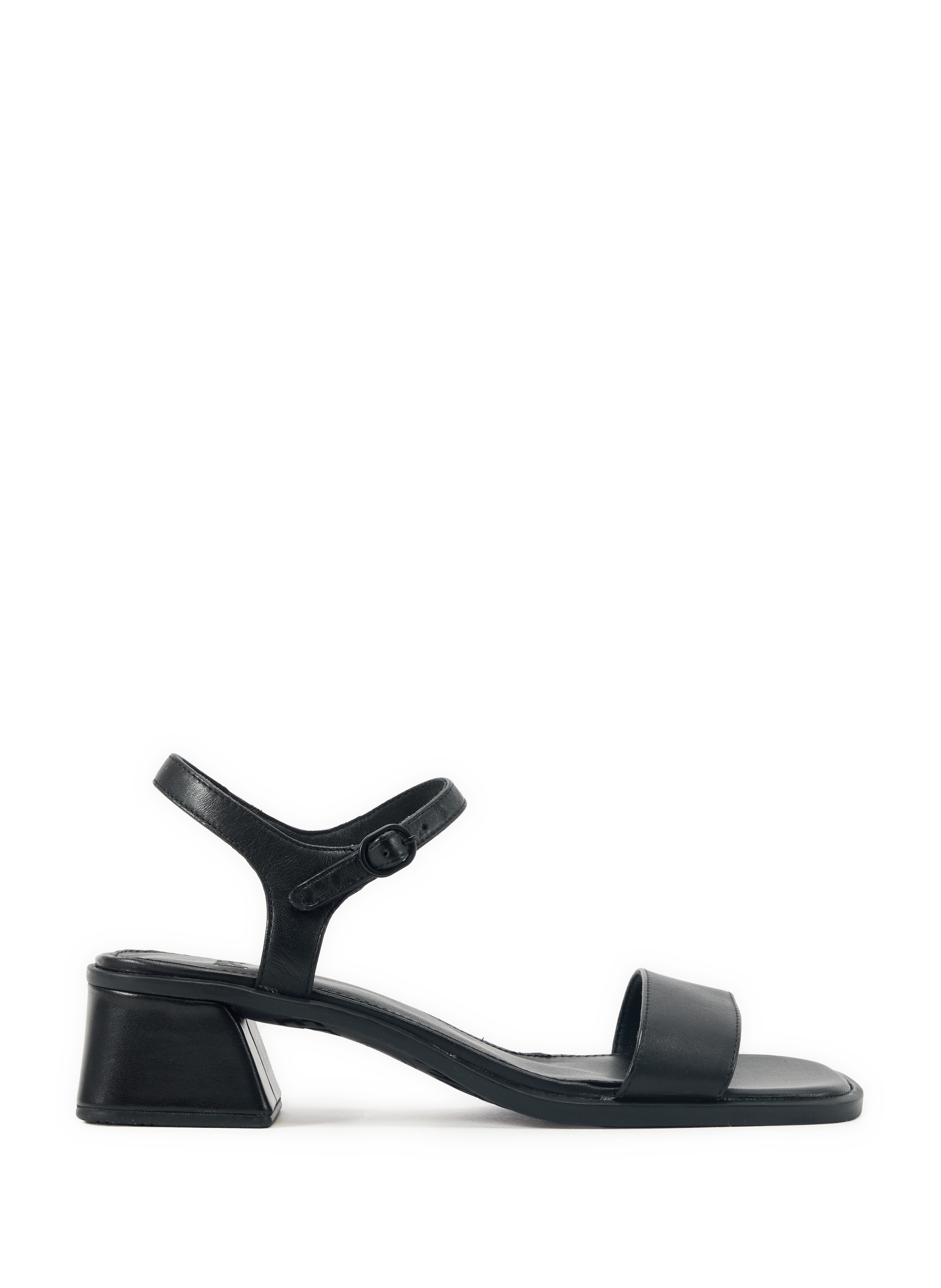 Cow leather high heel sandals CAMPER Black