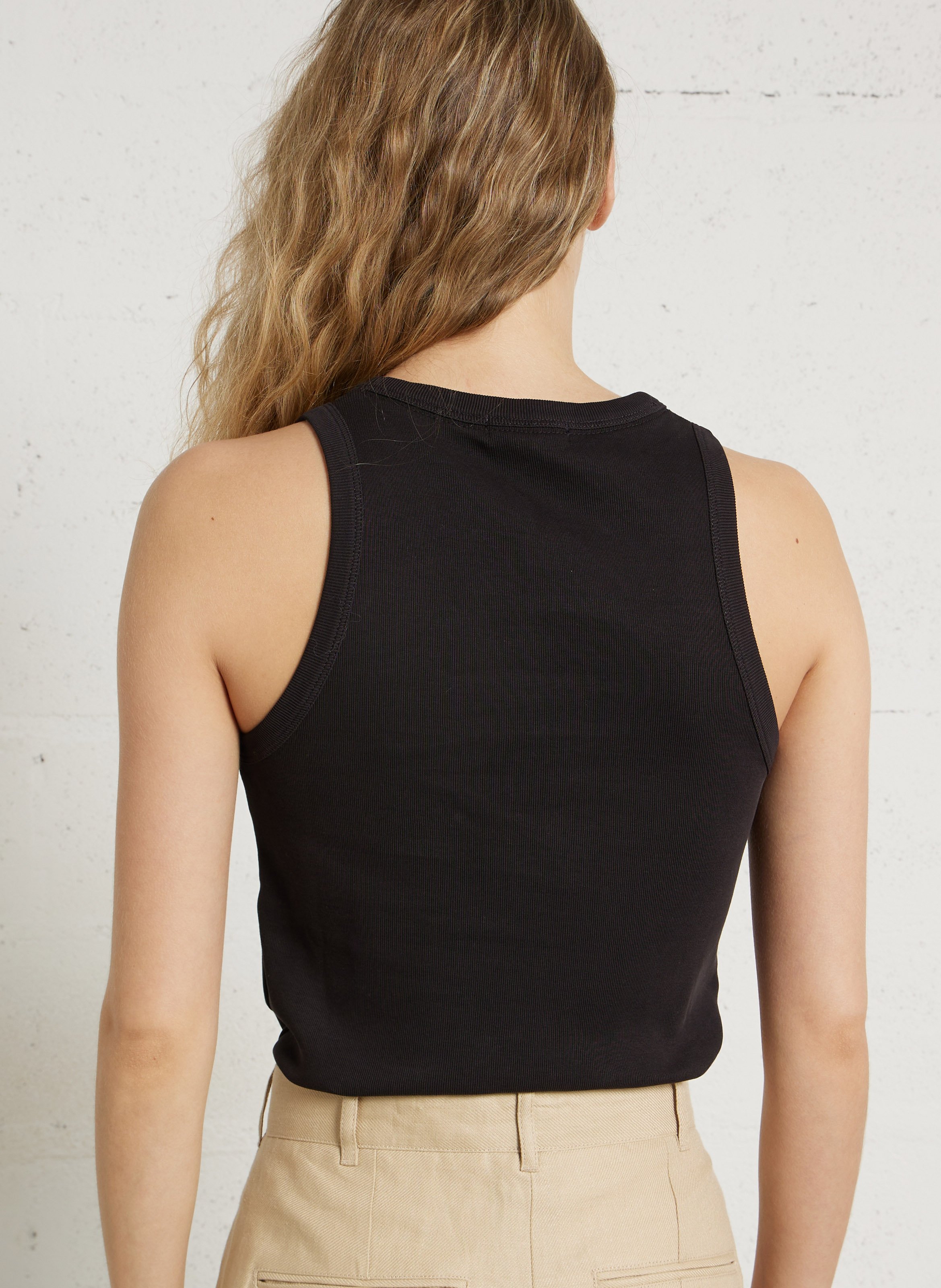 Débardeur droit en coton bio dolly SOEUR Gris