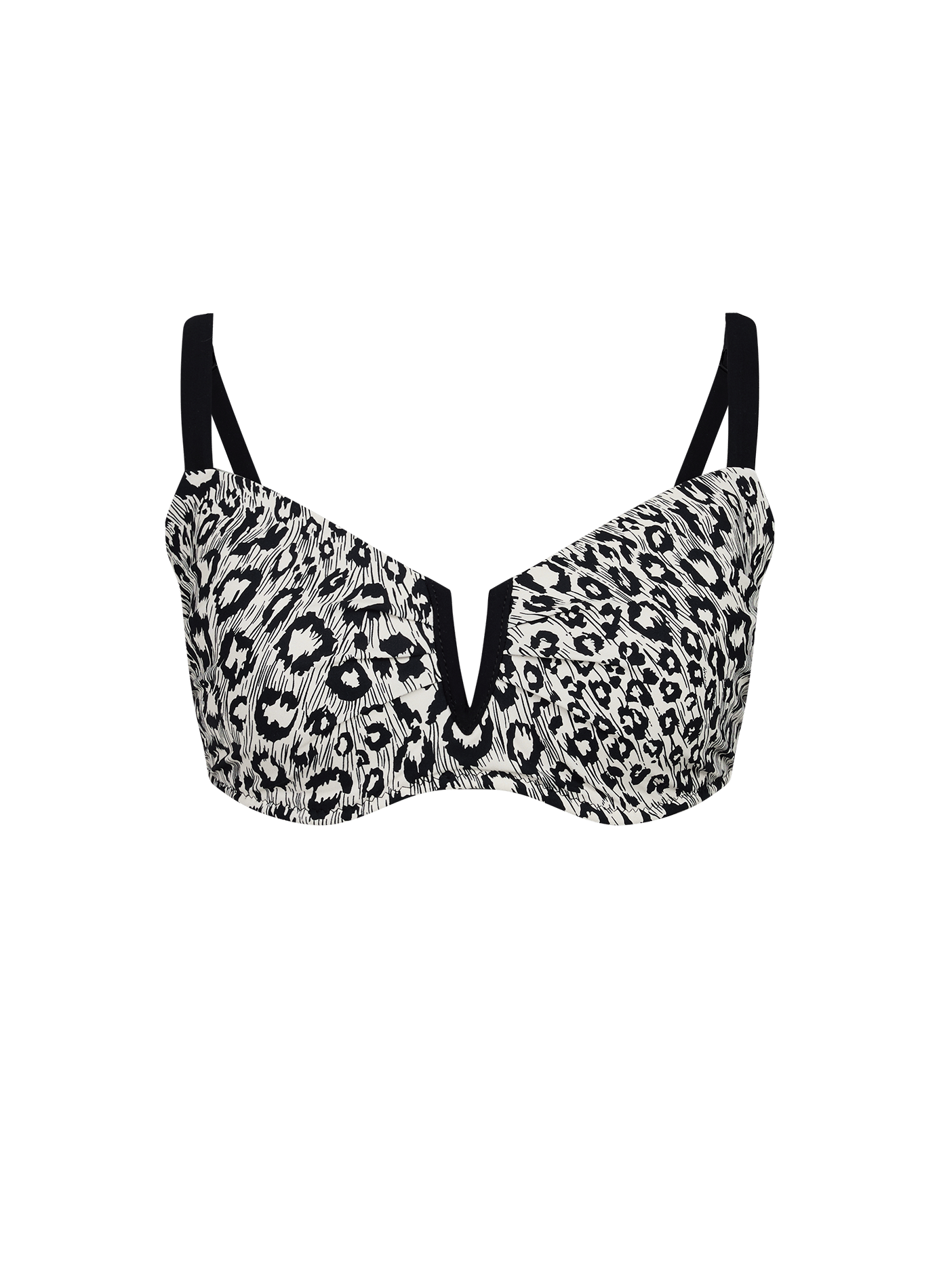 Top de bikini liso SHAN Multicolor