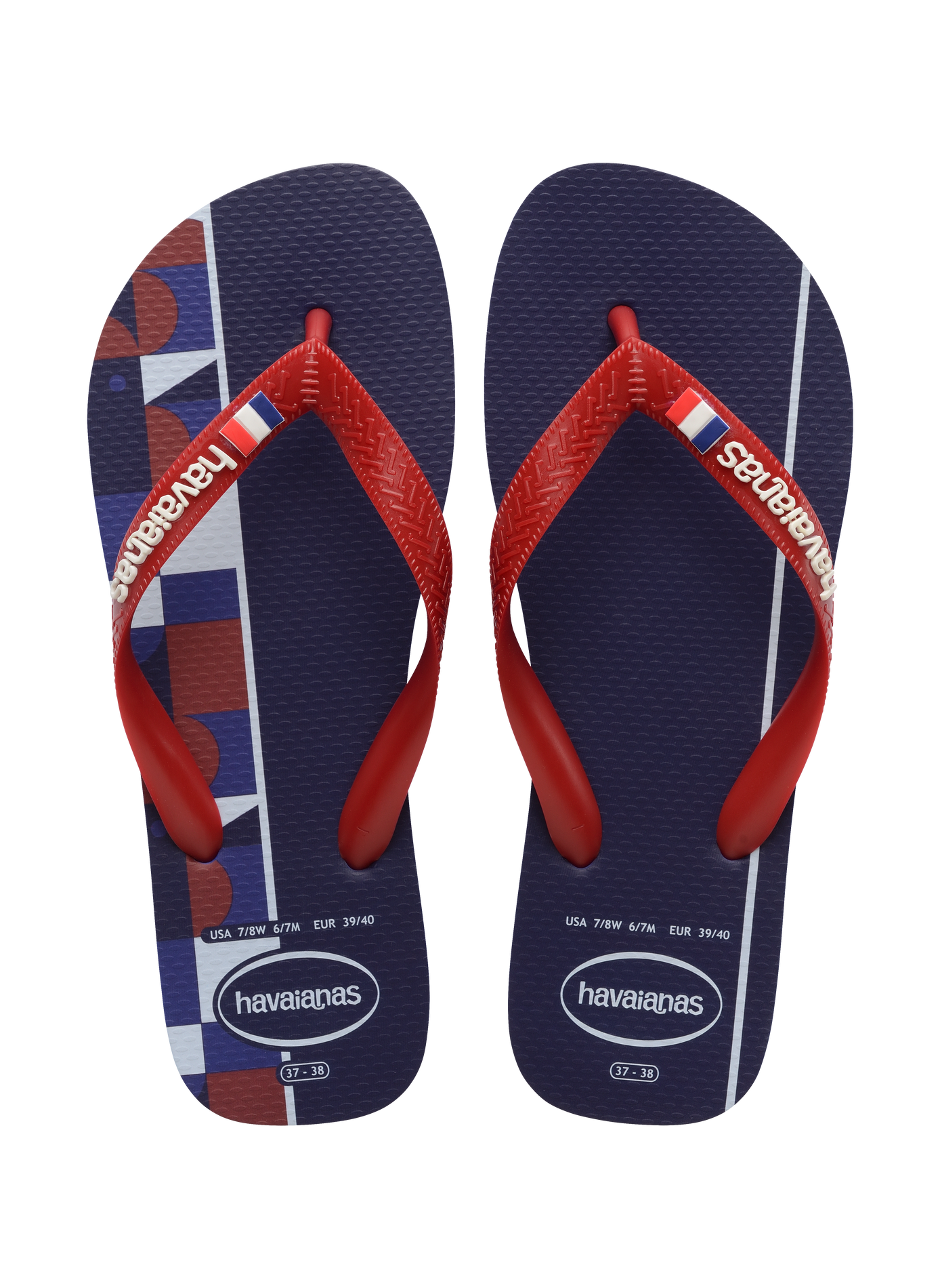 Tongs imprimées Top Nations HAVAIANAS Azul