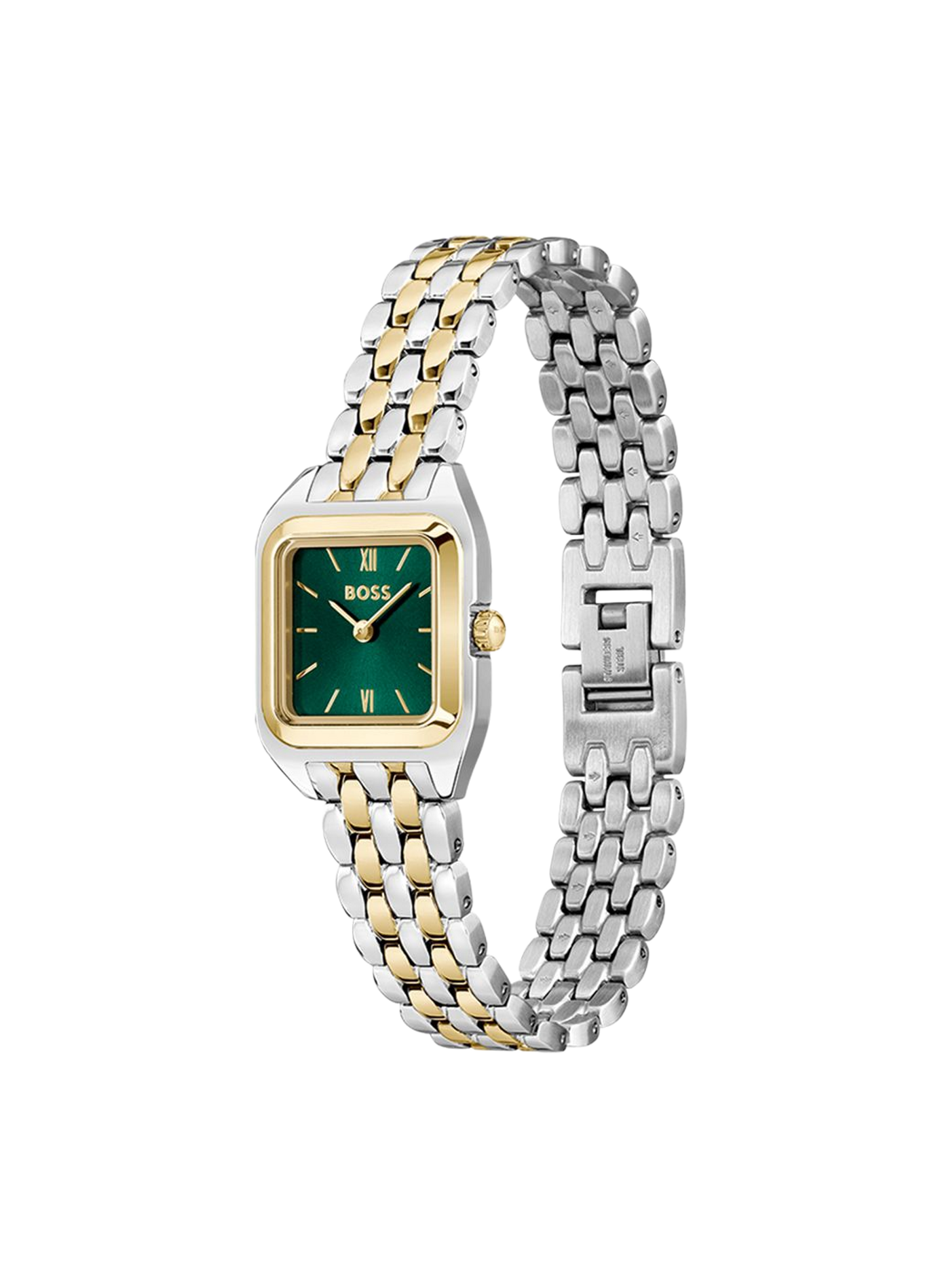 Montre quartz Mae Petite en acier inoxydable BOSS MONTRES Vert