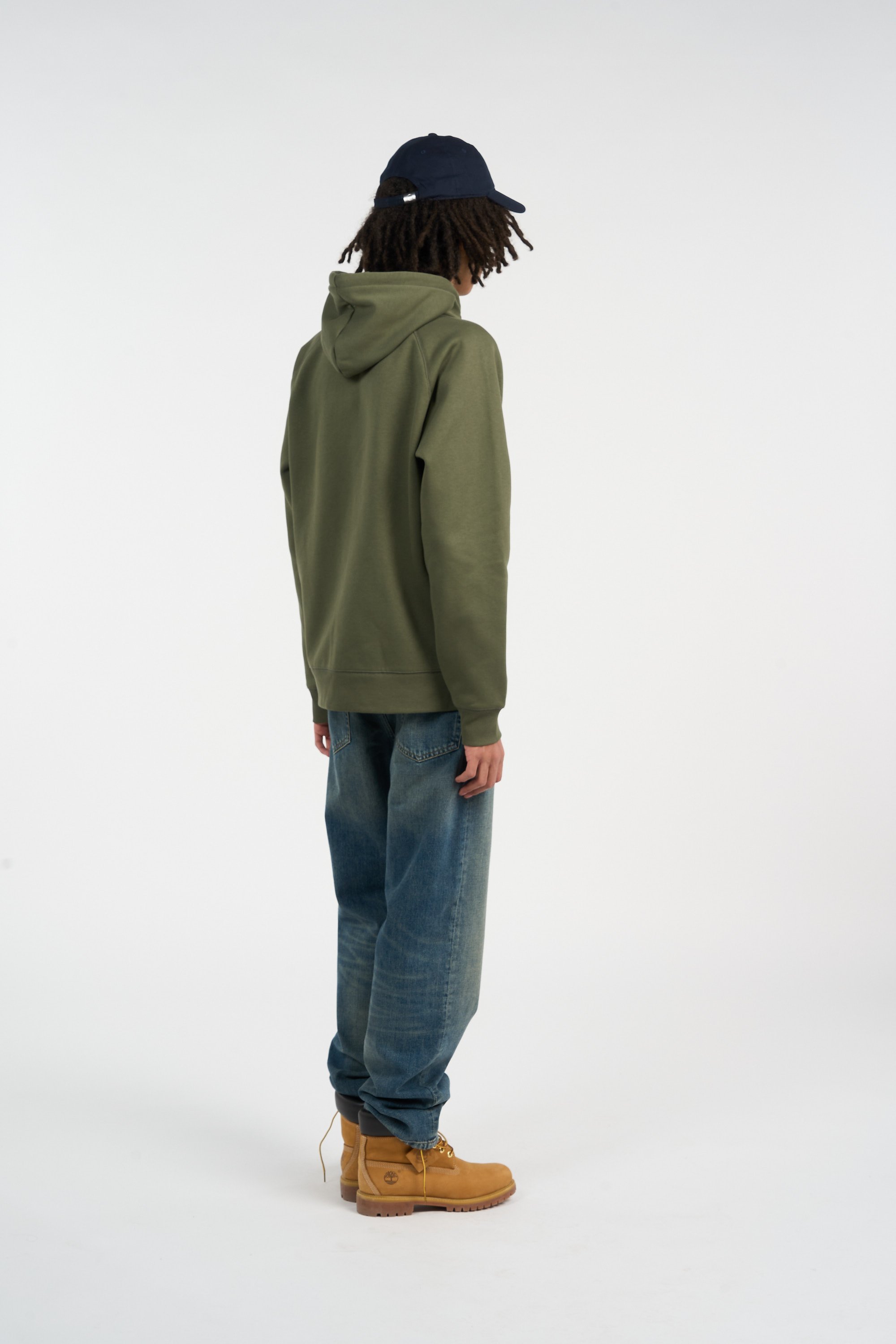 Hoodie zippé hooded chase CARHARTT WIP Kaki
