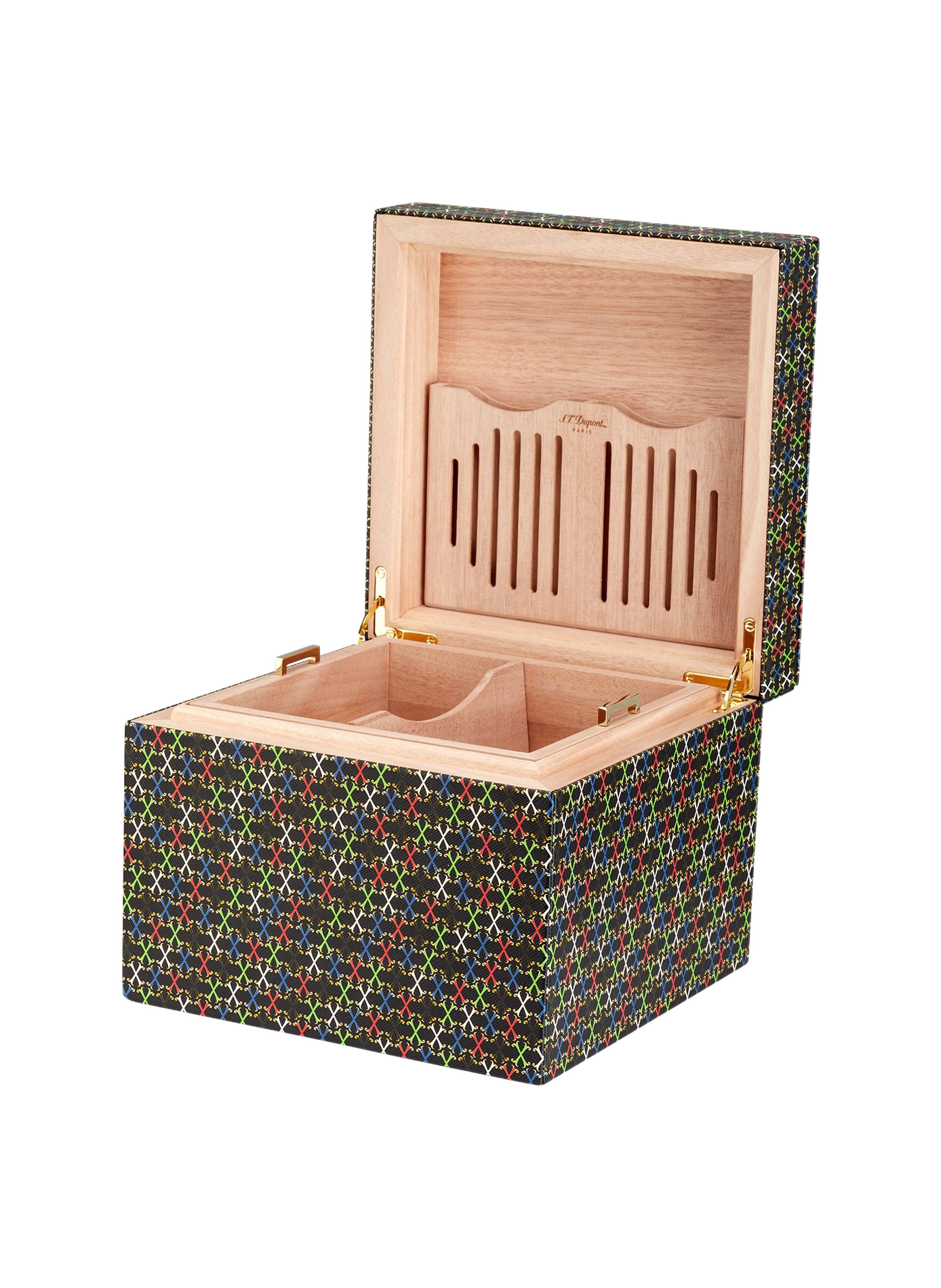 Caves 60 cigares Fuente Humidor S.T. DUPONT Multicolour