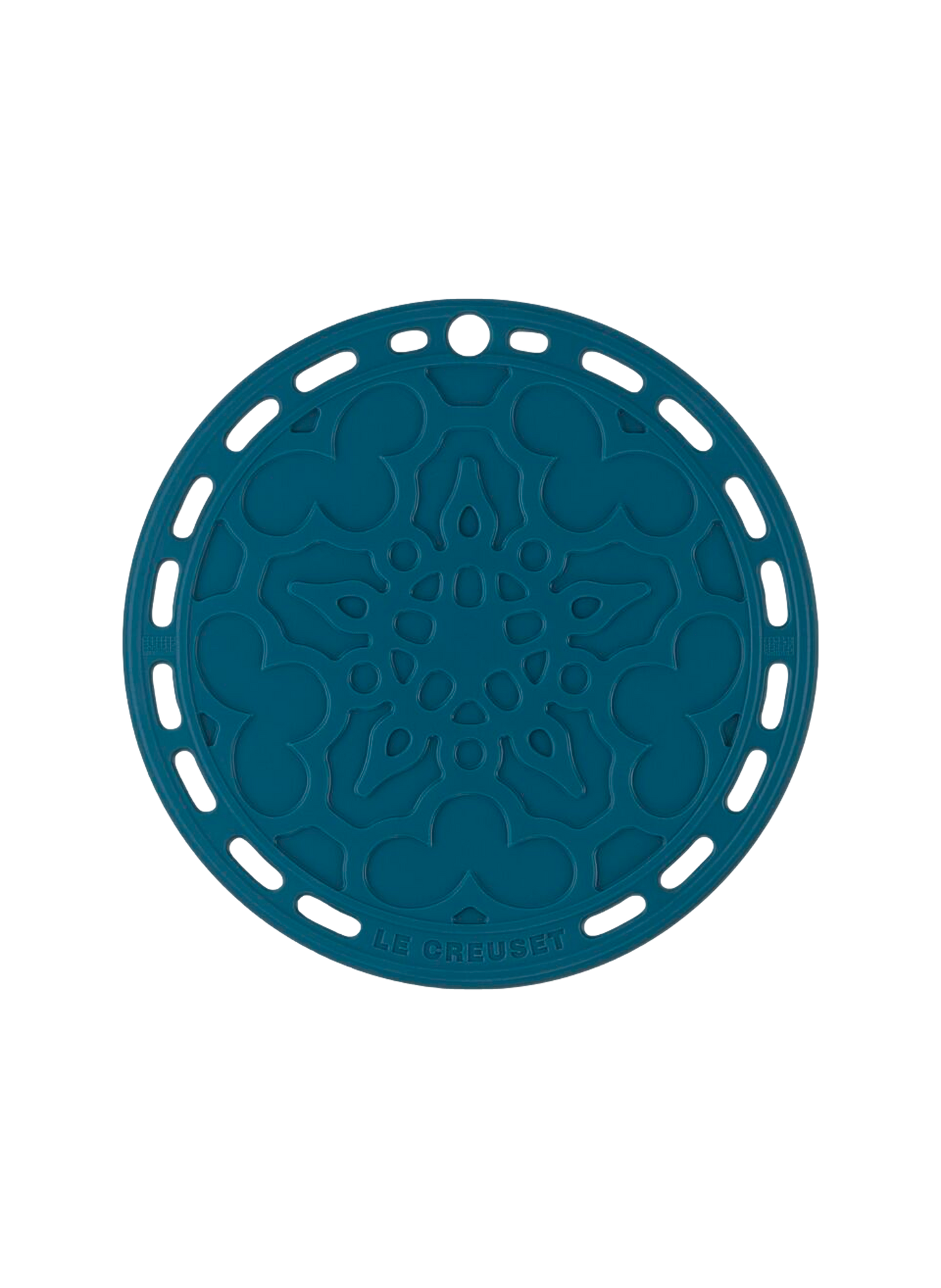 Blumen-Untersetzer LE CREUSET Blau