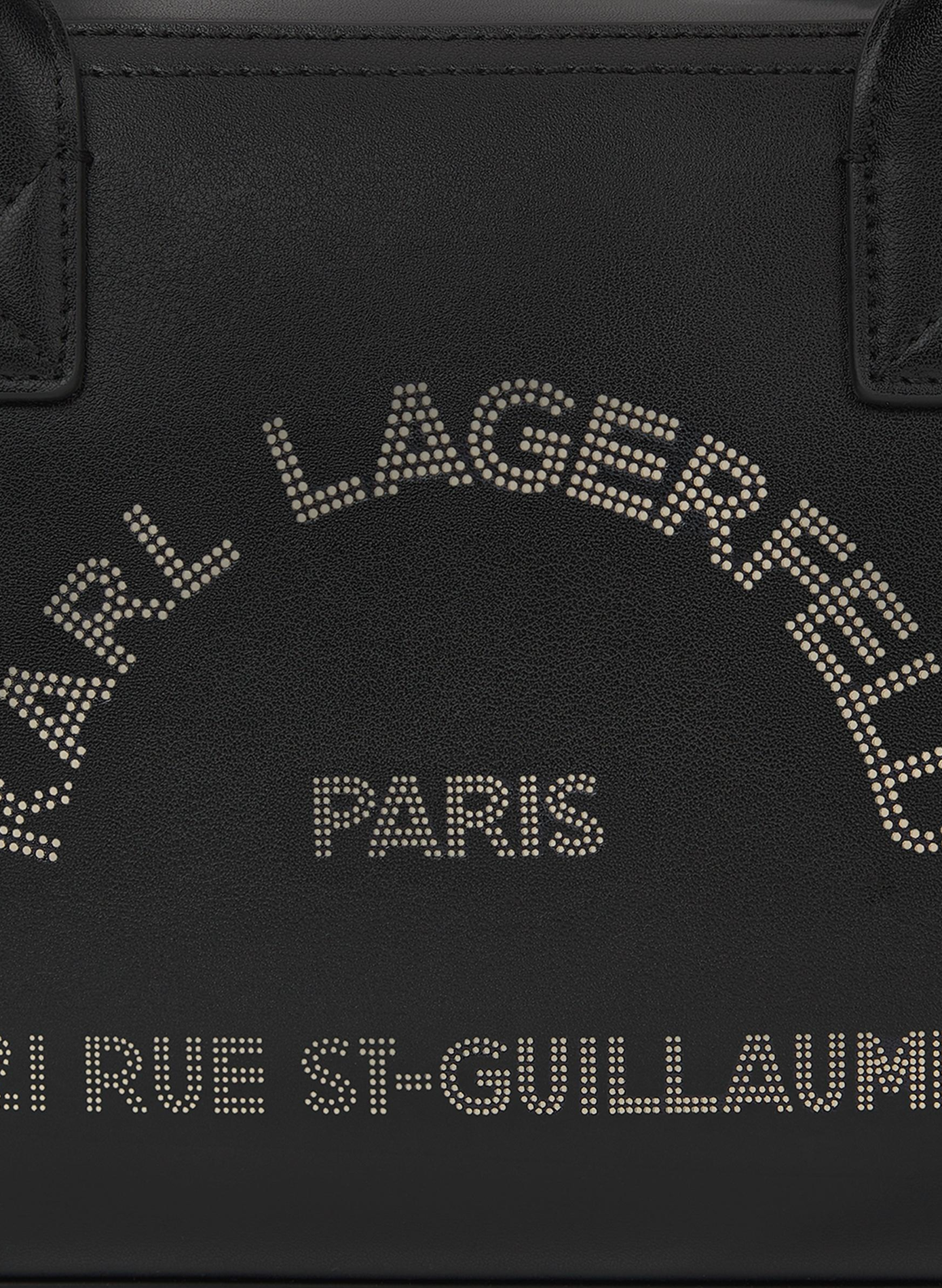 Sac K/Daily en cuir KARL LAGERFELD Noir