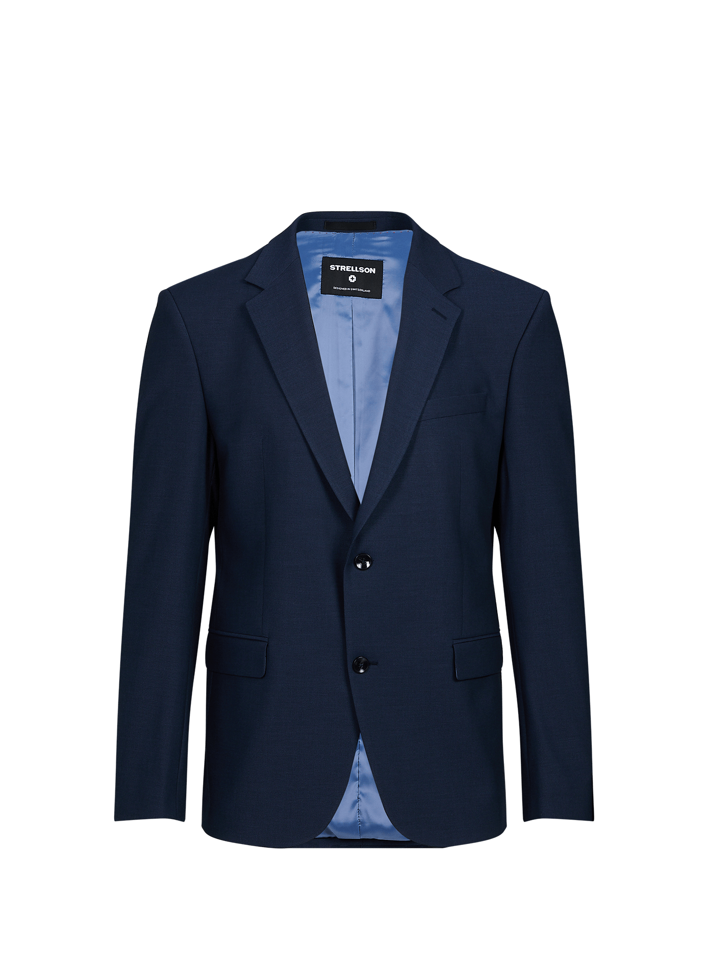 Long viscose suit jacket STRELLSON Blue