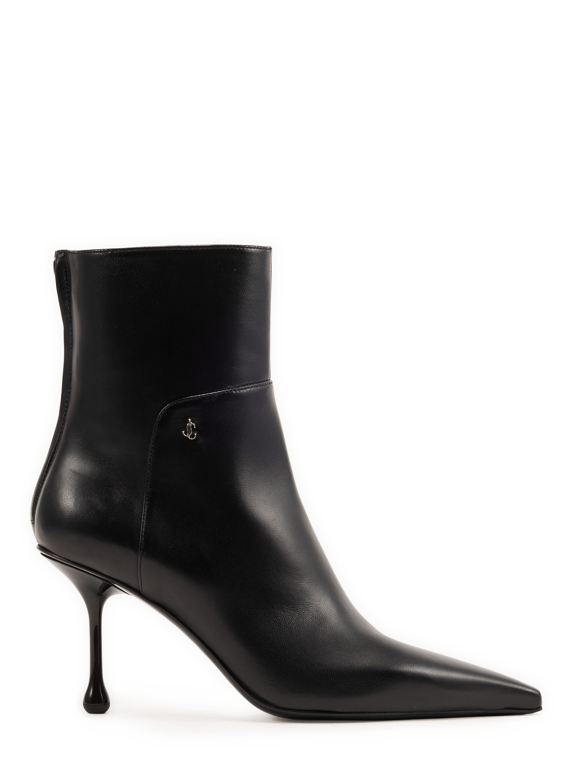 Cycas AB 80 sheep leather heeled ankle boots JIMMY CHOO Black