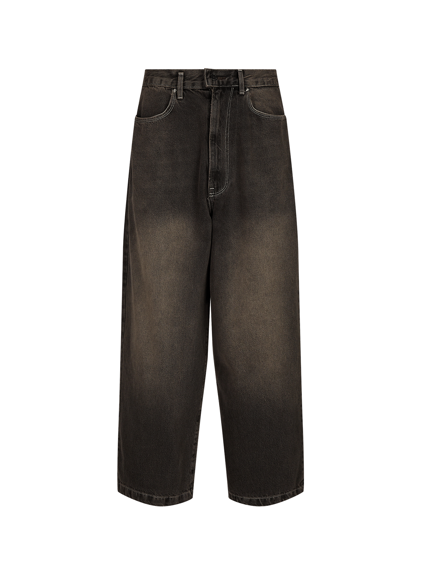 Wollhose mit geradem Schnitt CAMIEL FORTGENS Grau