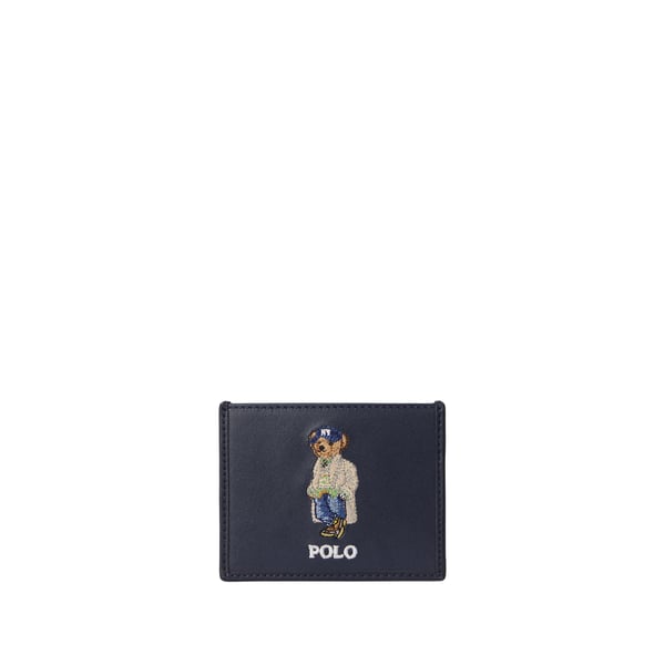 Portefeuille brodé en cuir Portefeuille brodé en cuir