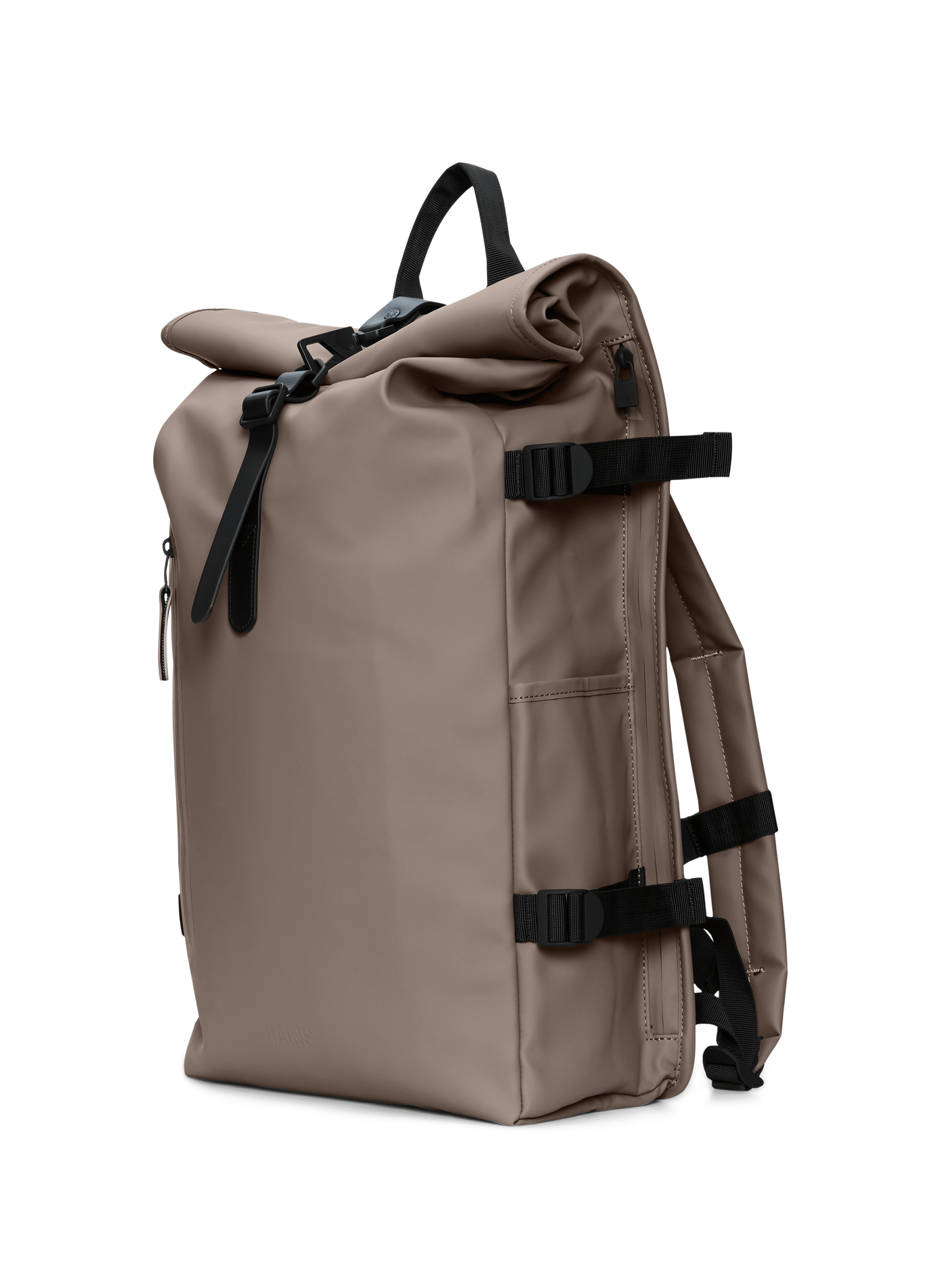 Rolltop Rucksack Large Backpack | Beige RAINS Men