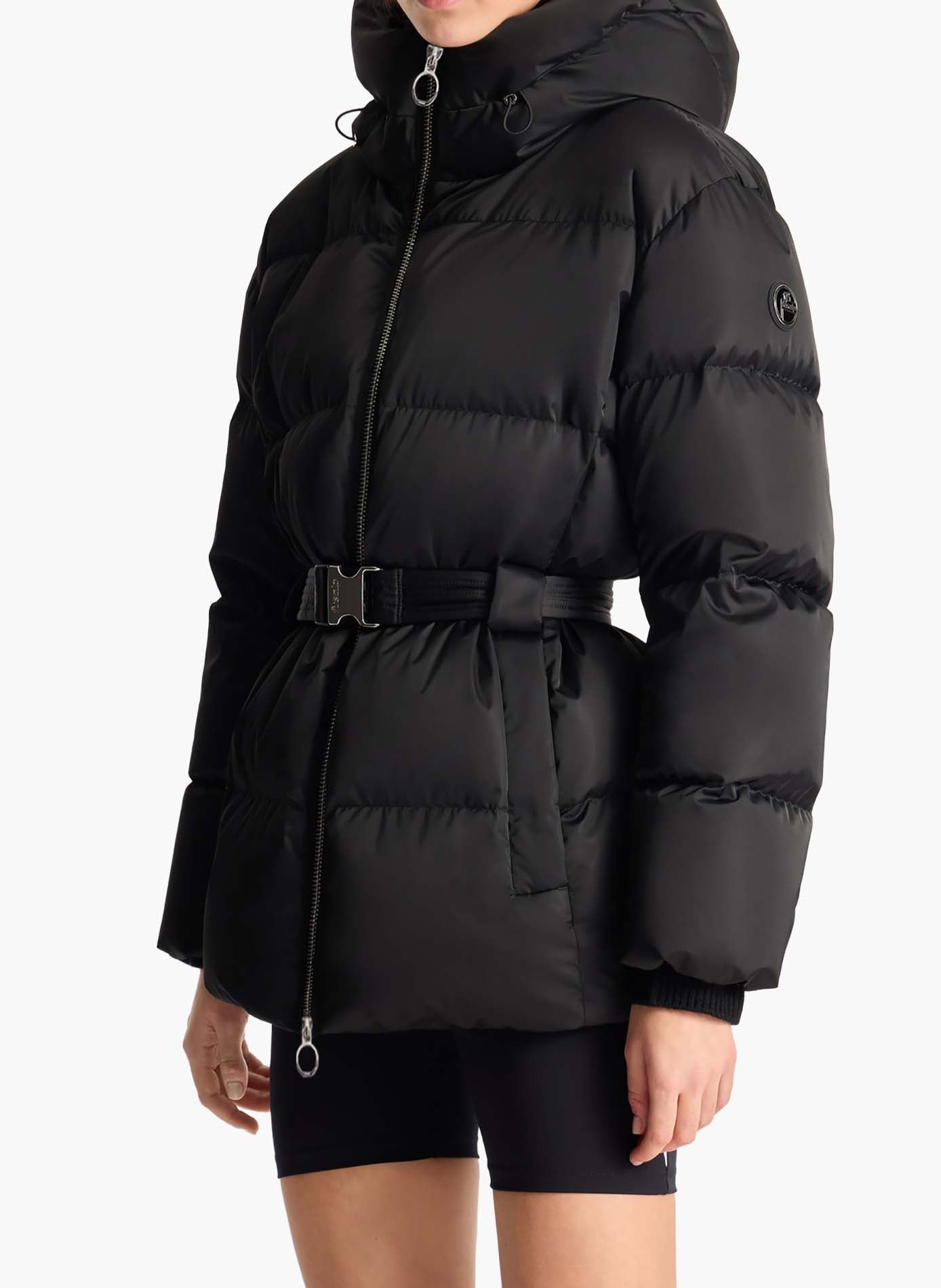 Doudoune melisan col capuche coupe oversize FUSALP Noir